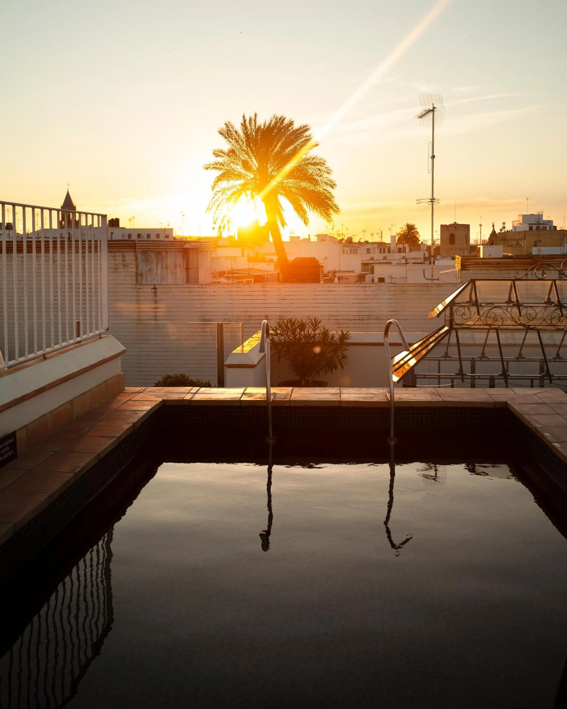Pool view in CoolRooms Palacio Villapanés 5 GL