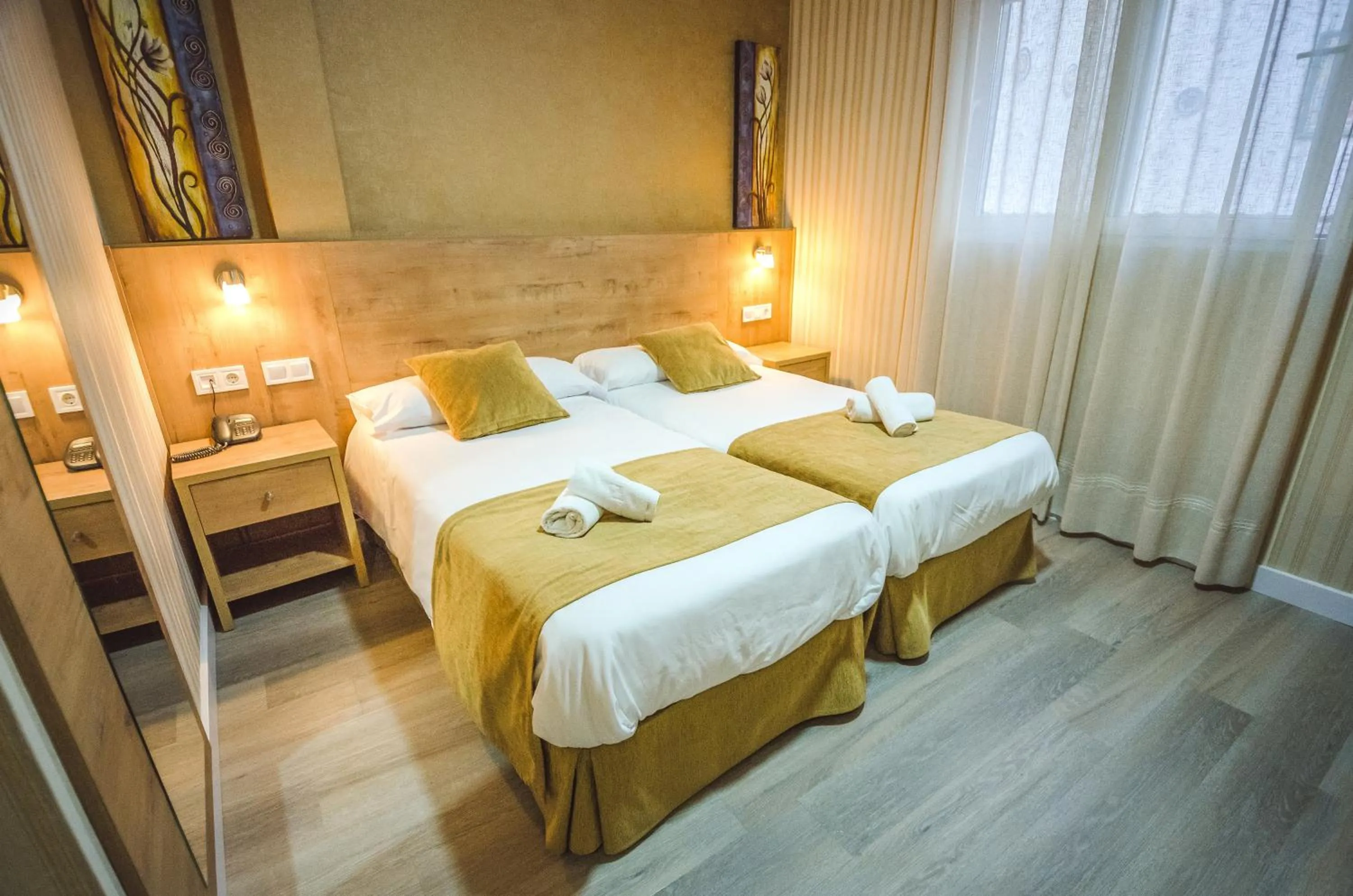 Bedroom, Bed in Hotel Solymar