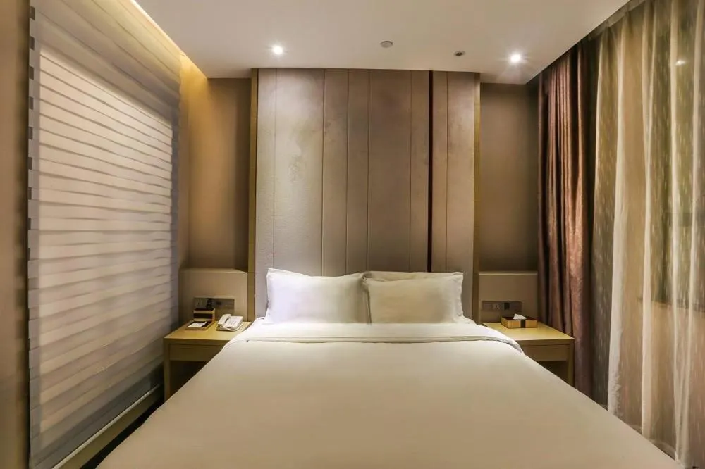 Bed in Lavande Hotel Suzhou Guanqian