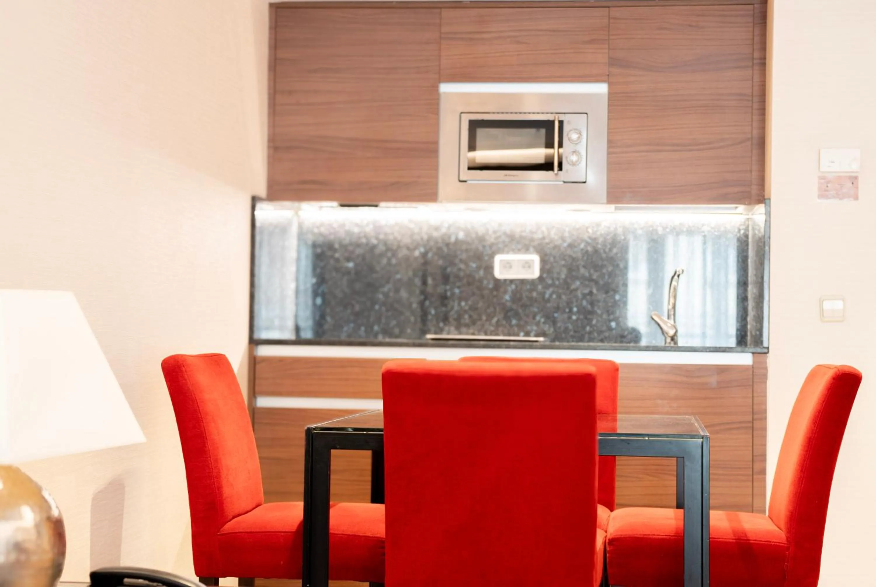 kitchen in Aparto-Hotel Rosales