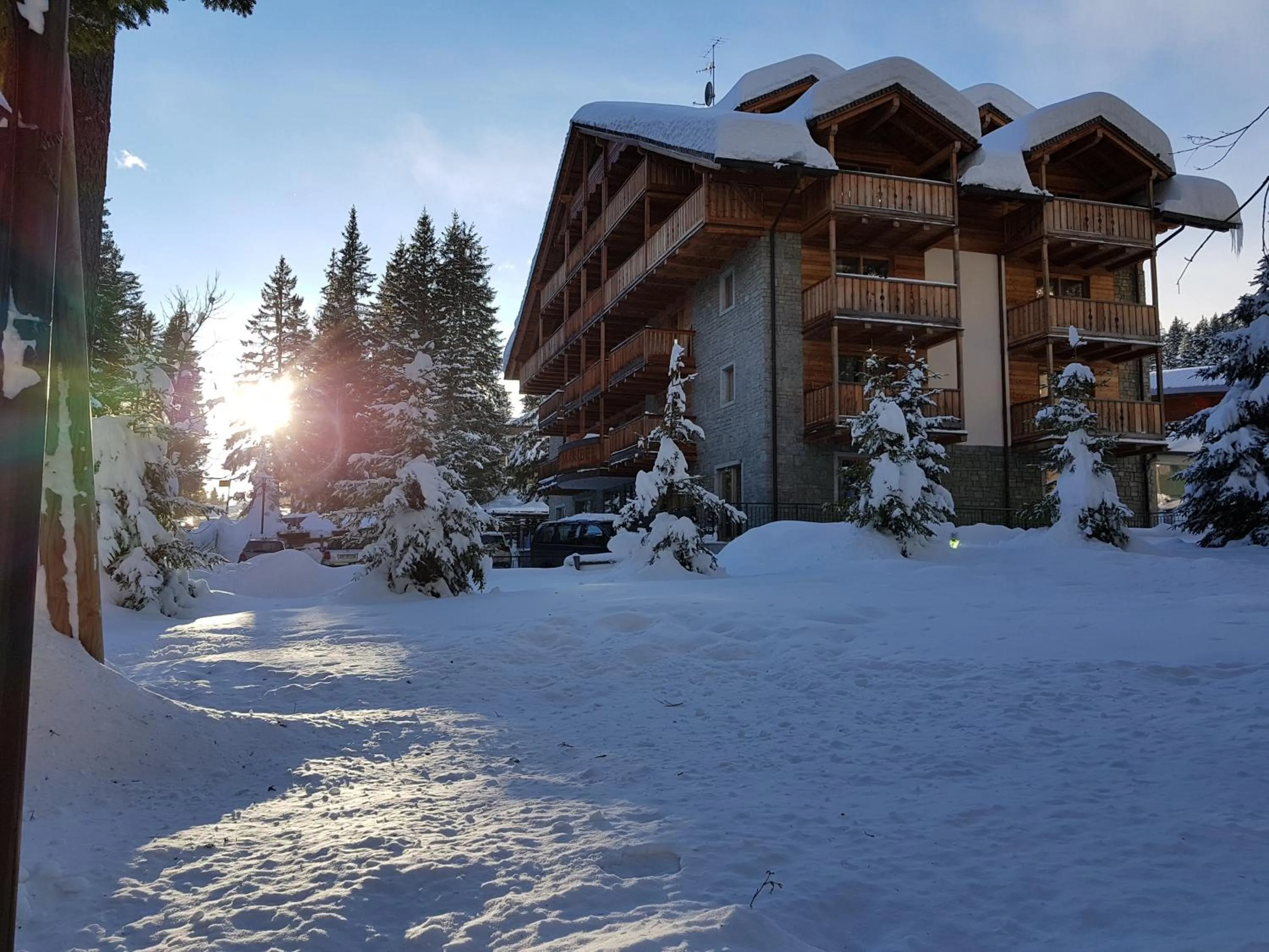 Facade/entrance in Maribel Hotel