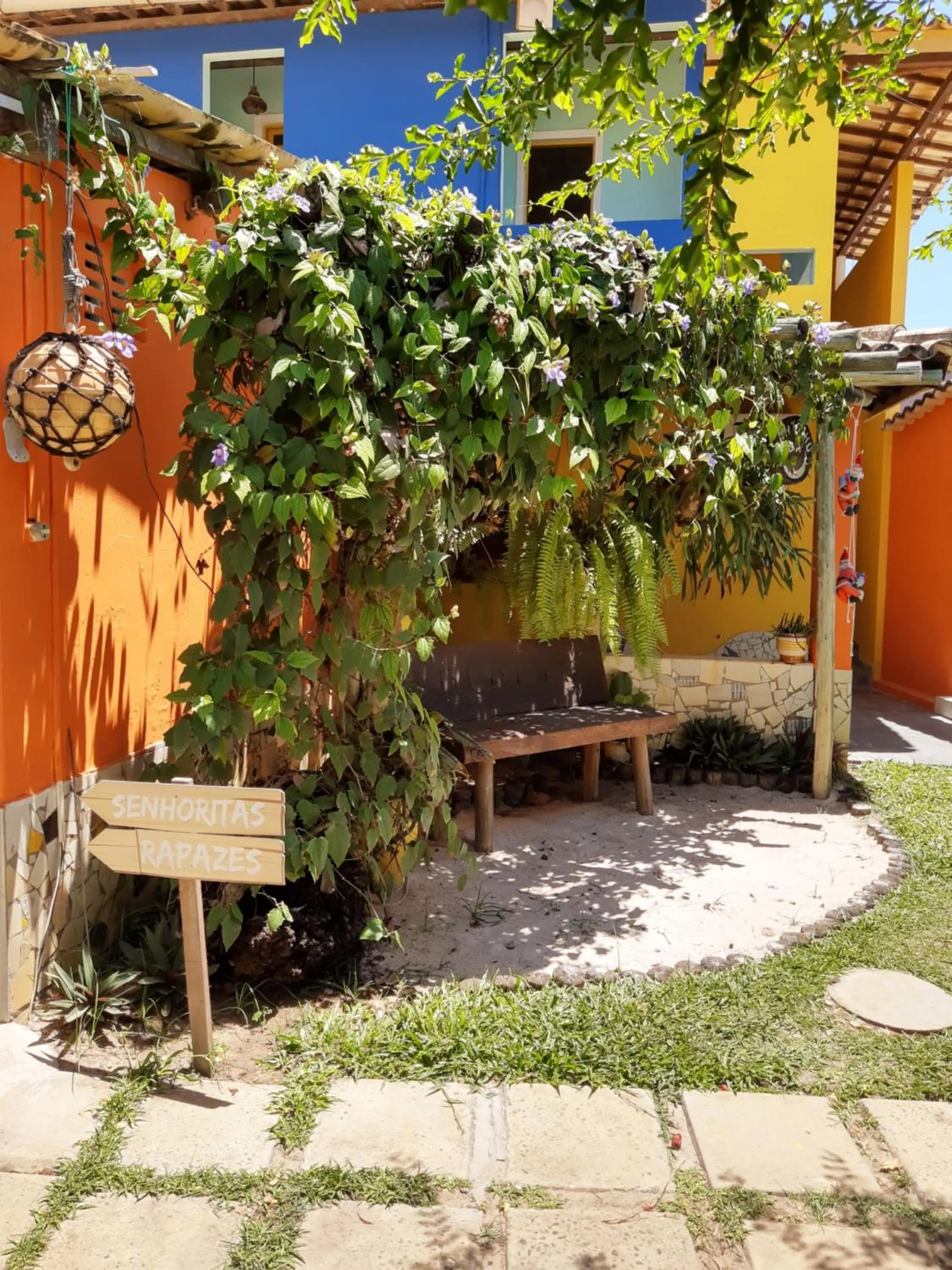 Garden in Encantos Pousada