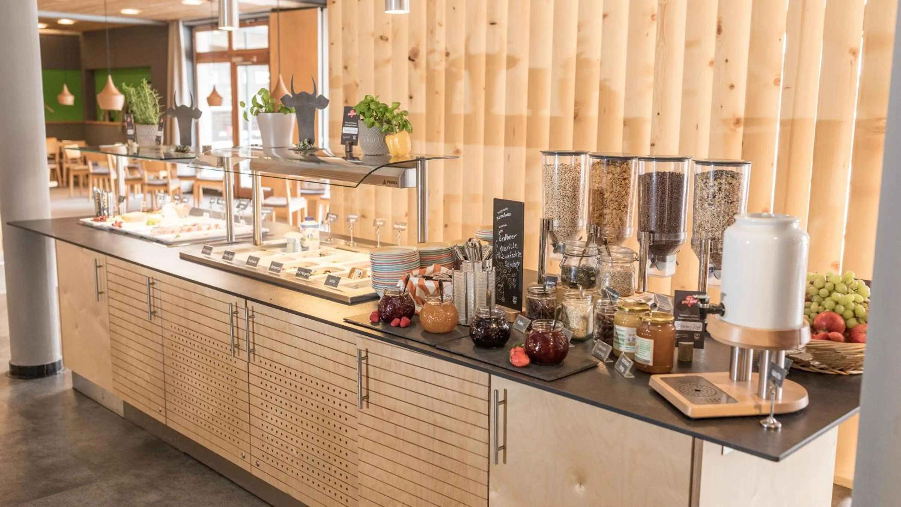 Buffet breakfast in JUFA Hotel Montafon