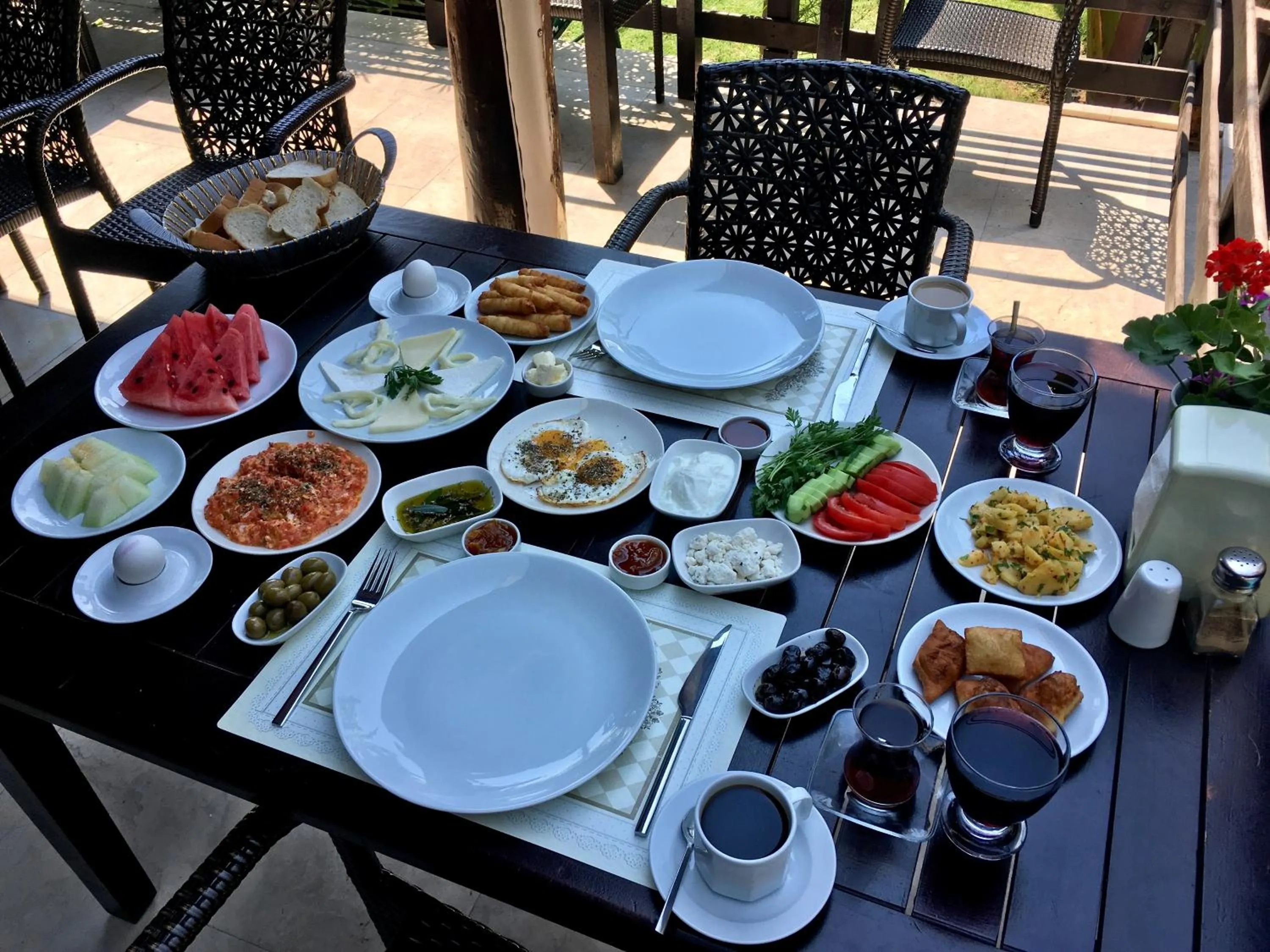 Breakfast in Bucak Apart Hotel Göcek & Beach