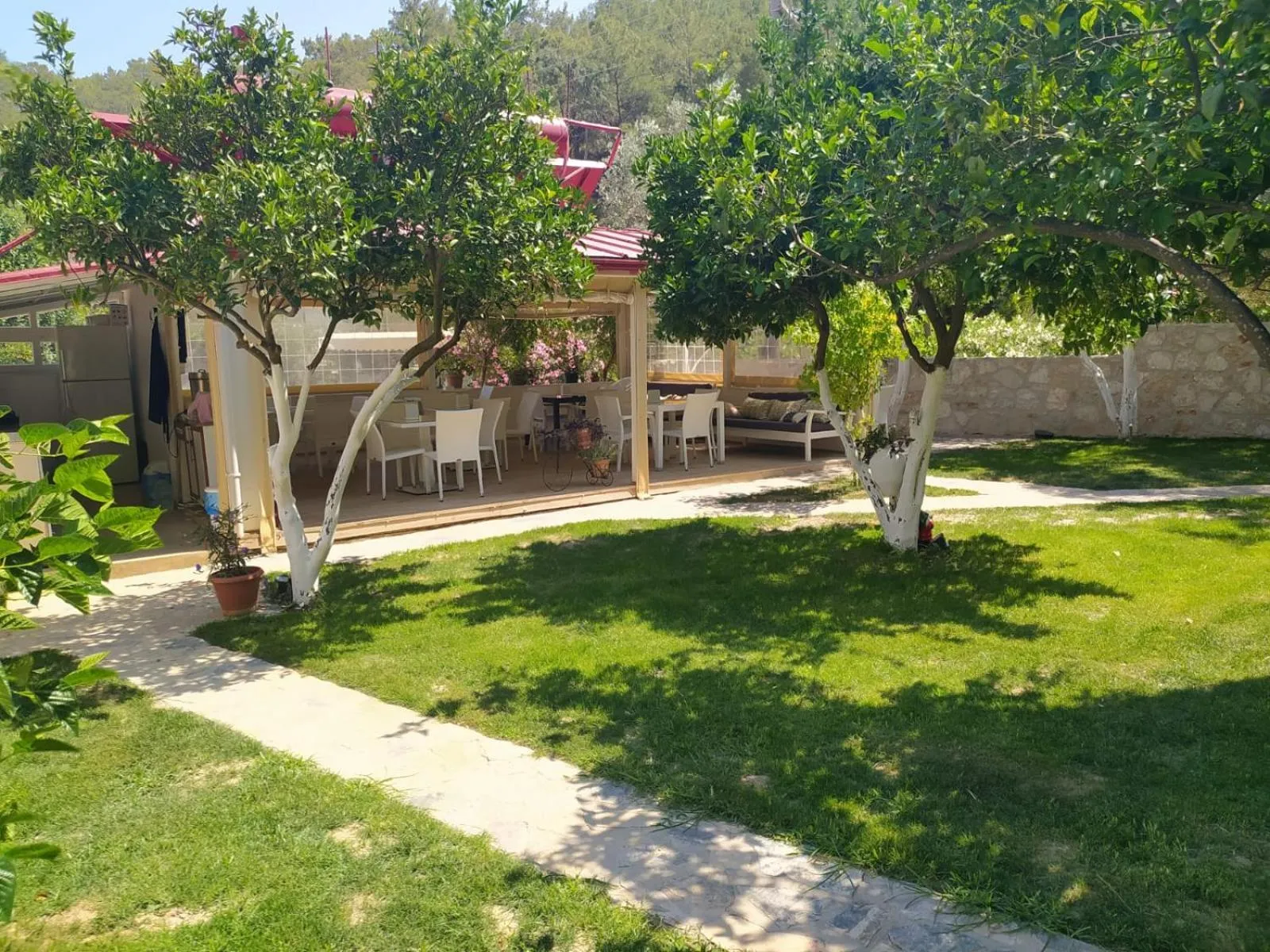Garden in Bucak Apart Hotel Göcek & Beach