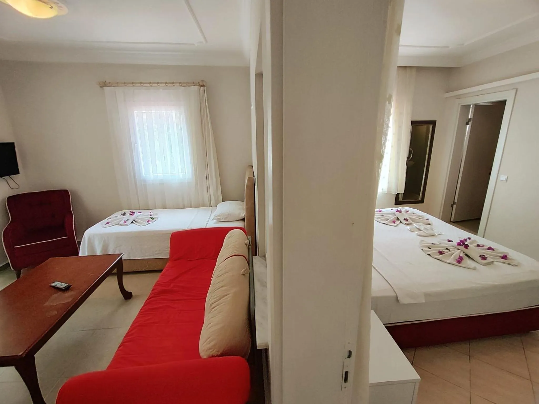 Bed in Bucak Apart Hotel Göcek & Beach