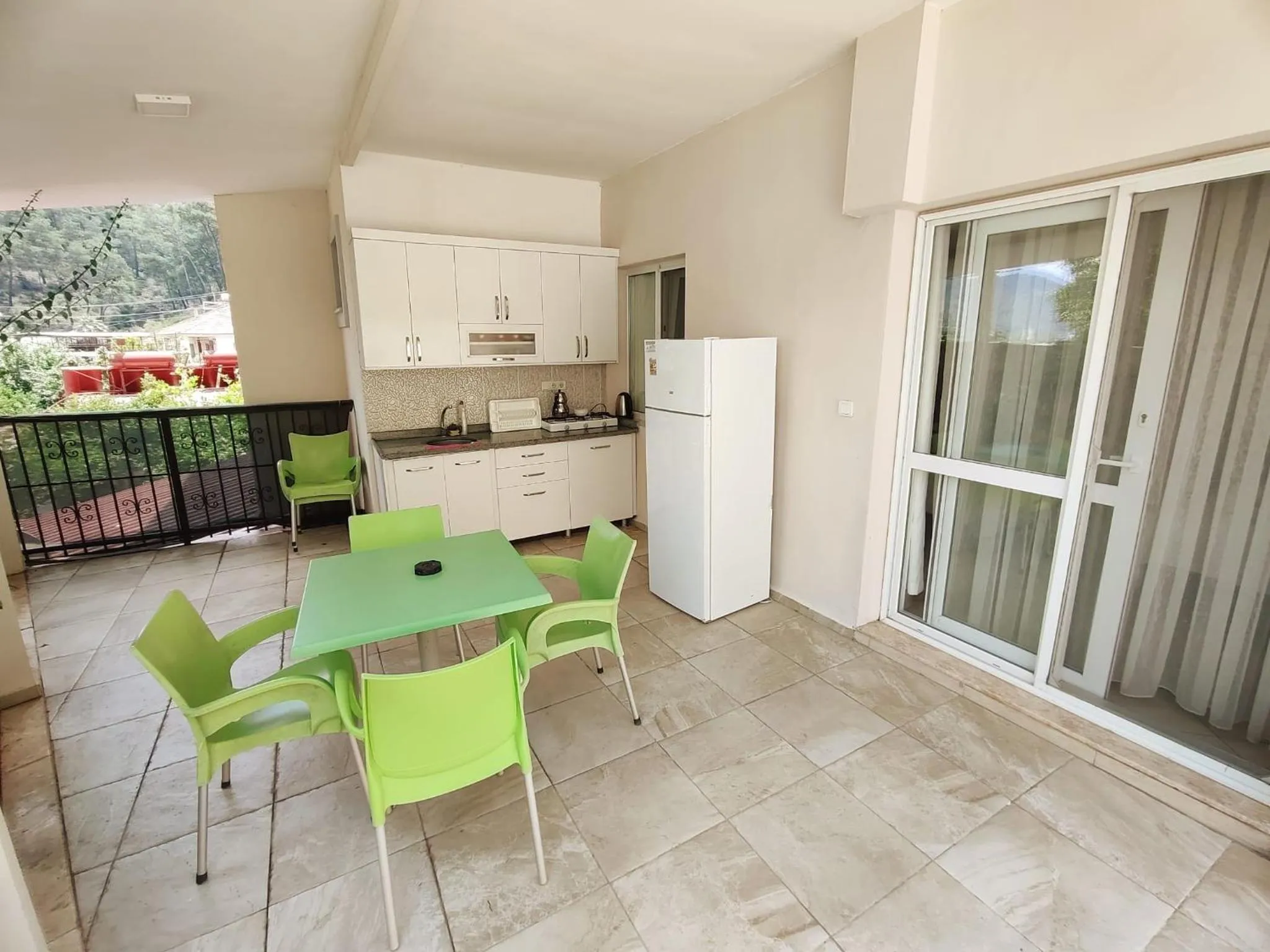 Patio in Bucak Apart Hotel Göcek & Beach