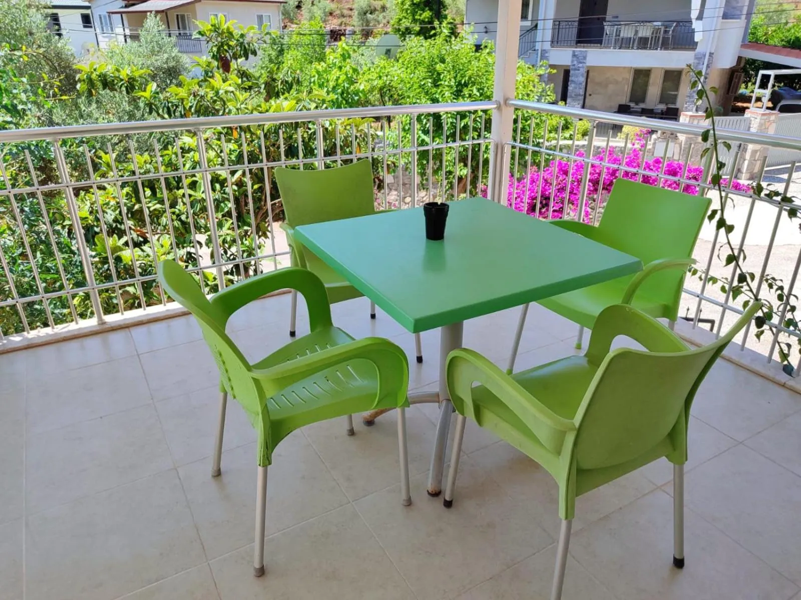 Balcony/Terrace in Bucak Apart Hotel Göcek & Beach