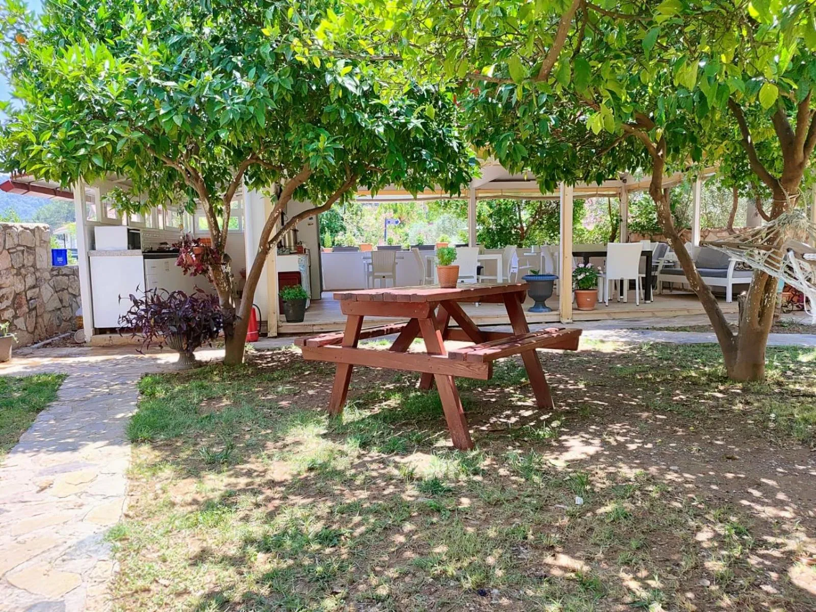 Garden in Bucak Apart Hotel Göcek & Beach