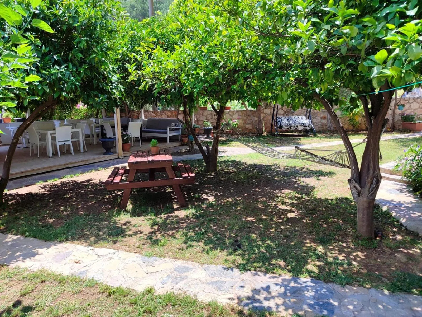 Garden in Bucak Apart Hotel Göcek & Beach