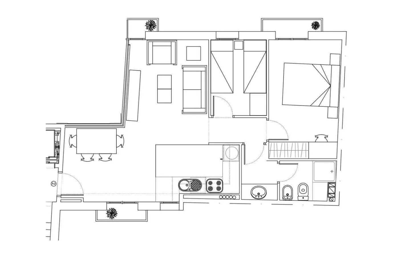 Floor plan in Inside Barcelona Apartments Esparteria