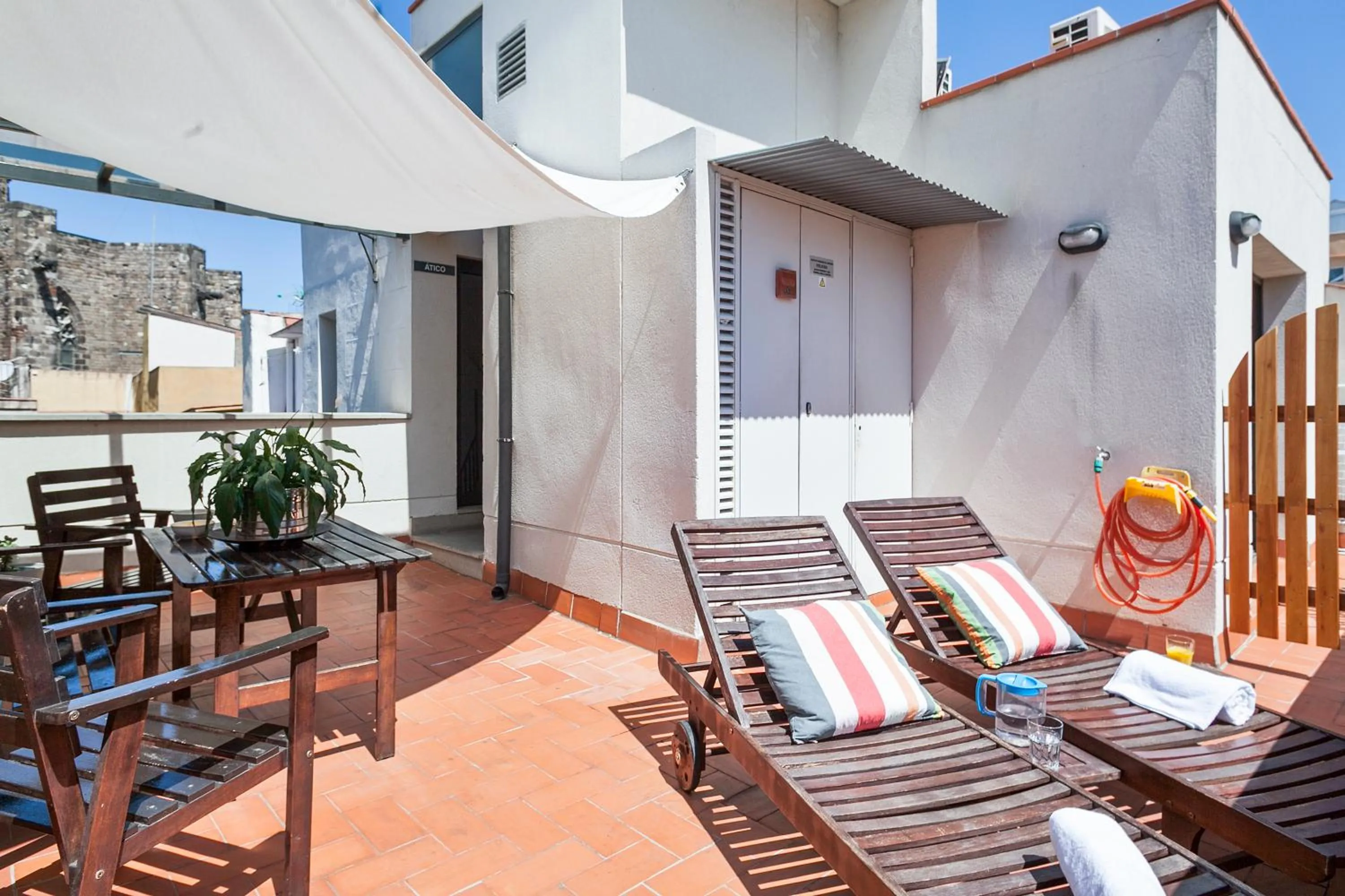 Balcony/Terrace in Inside Barcelona Apartments Esparteria