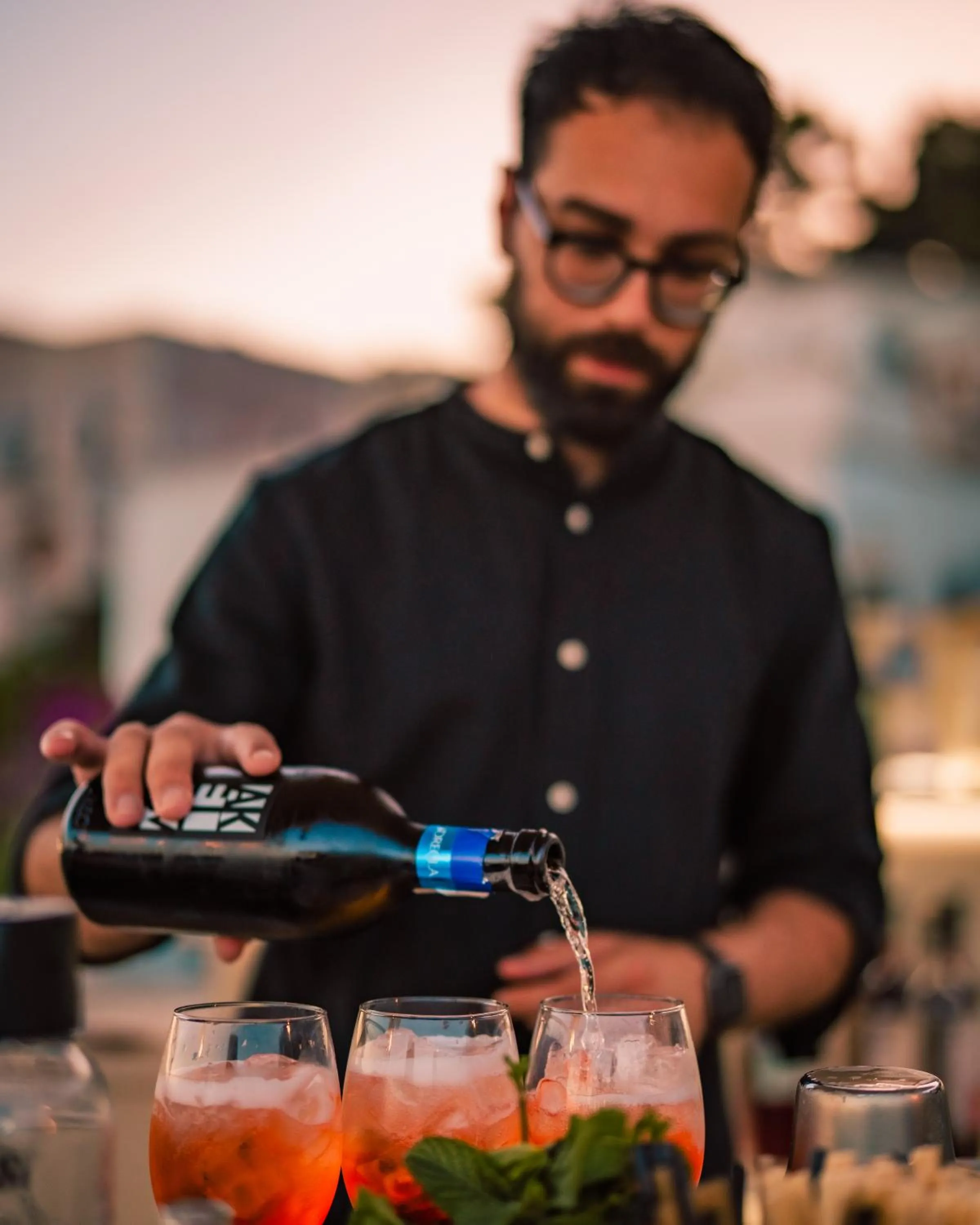 Alcoholic drinks in Est hotel