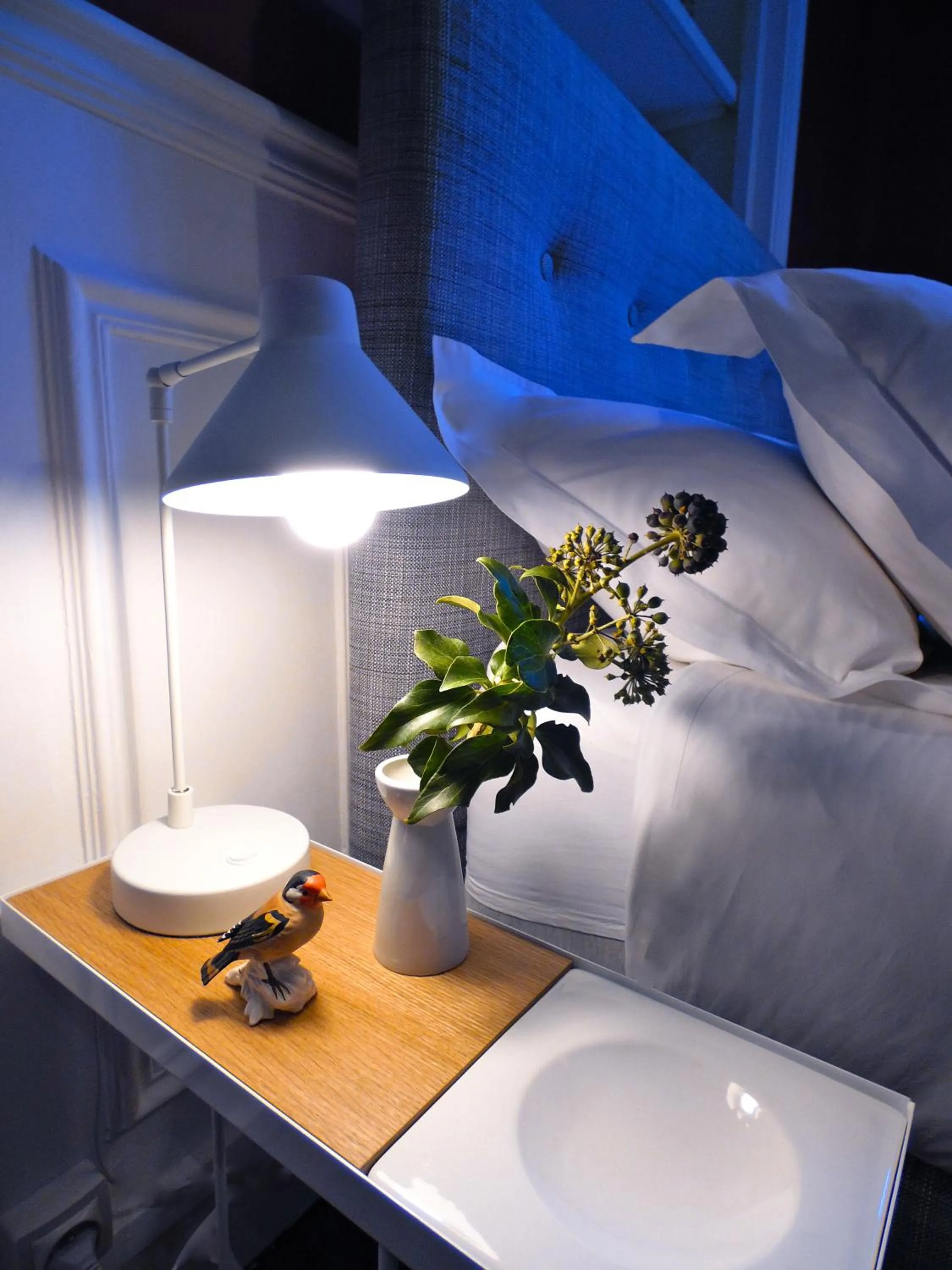 Decorative detail, Bed in Bed & Breakfast La Clepsydre