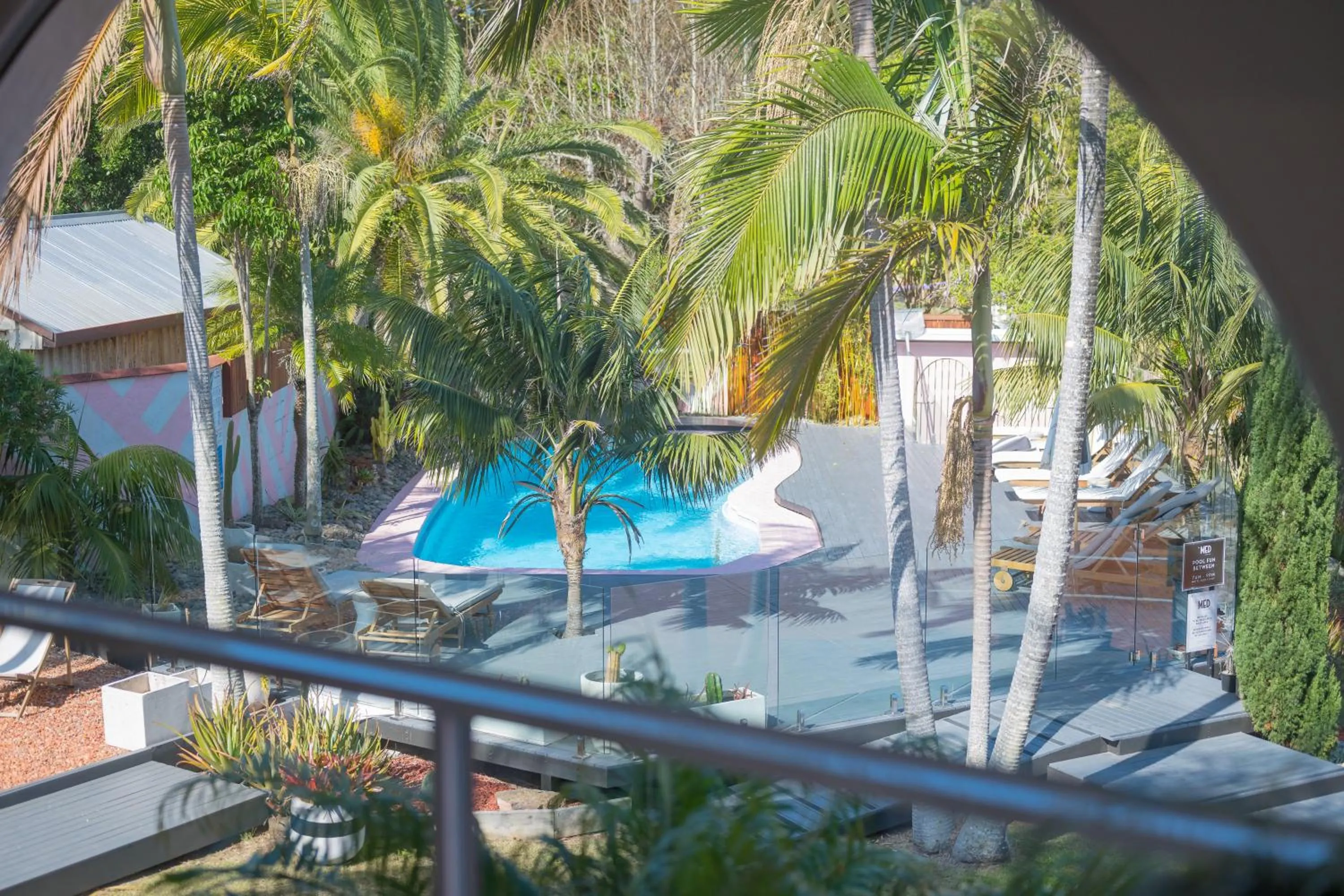 Pool view in The Med Crescent Head