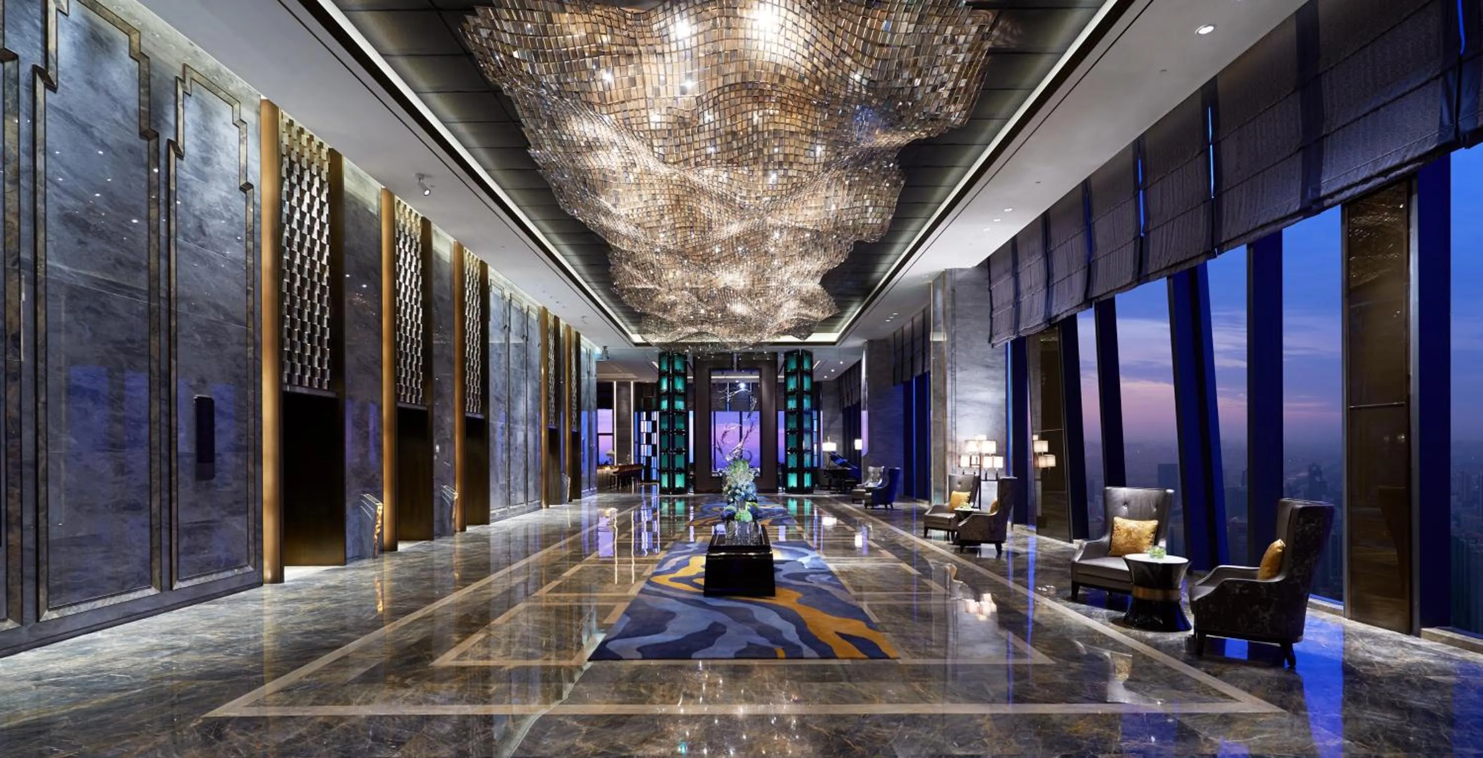 Lobby or reception in Wanda Vista Zhengzhou