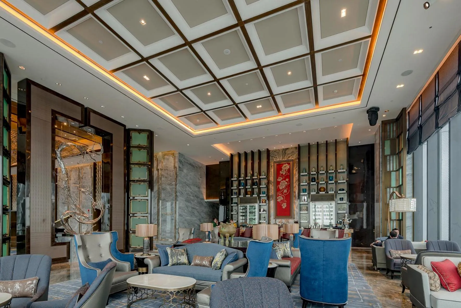 Lobby or reception in Wanda Vista Zhengzhou