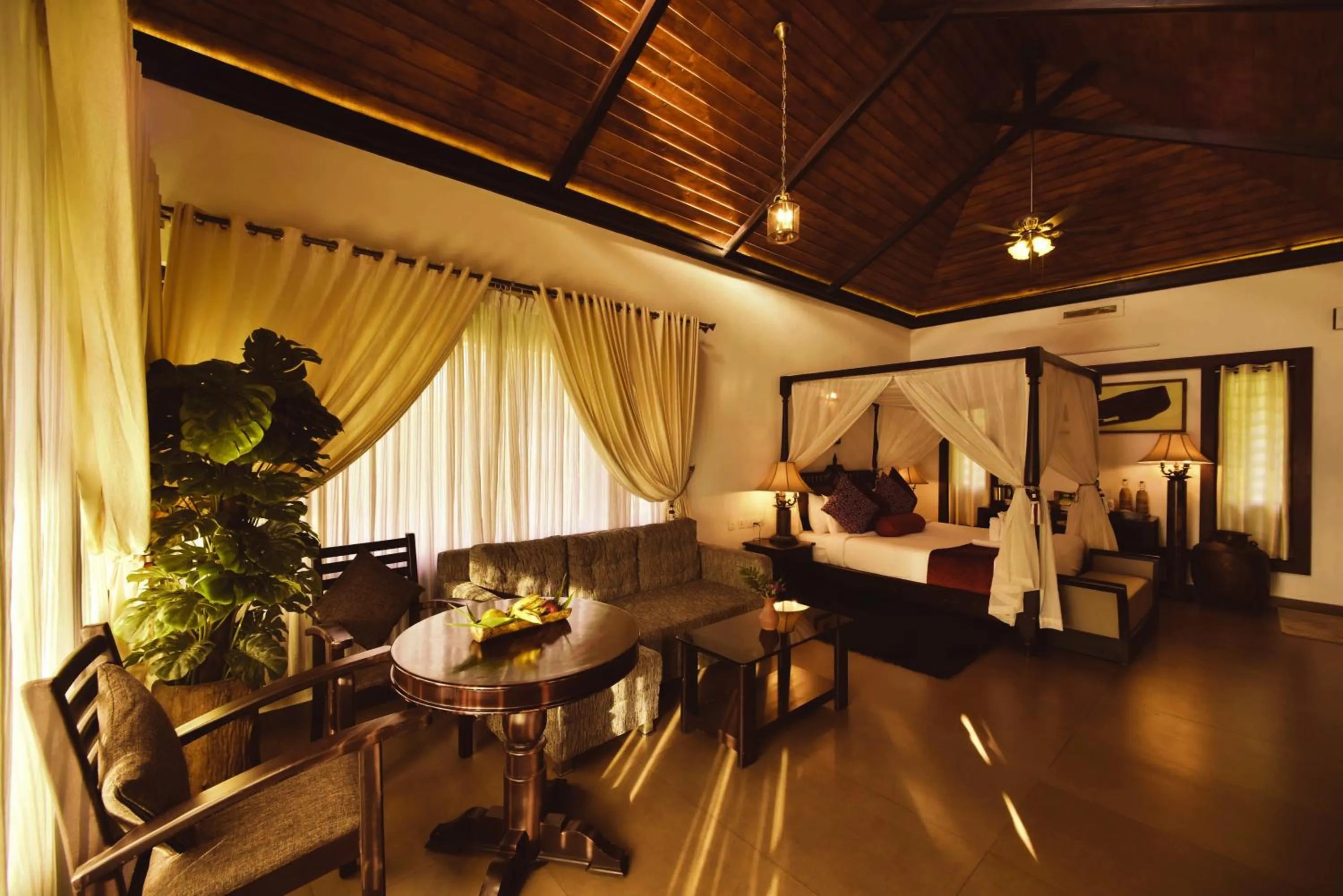 Living room, Bed in Wild Planet Jungle Resort