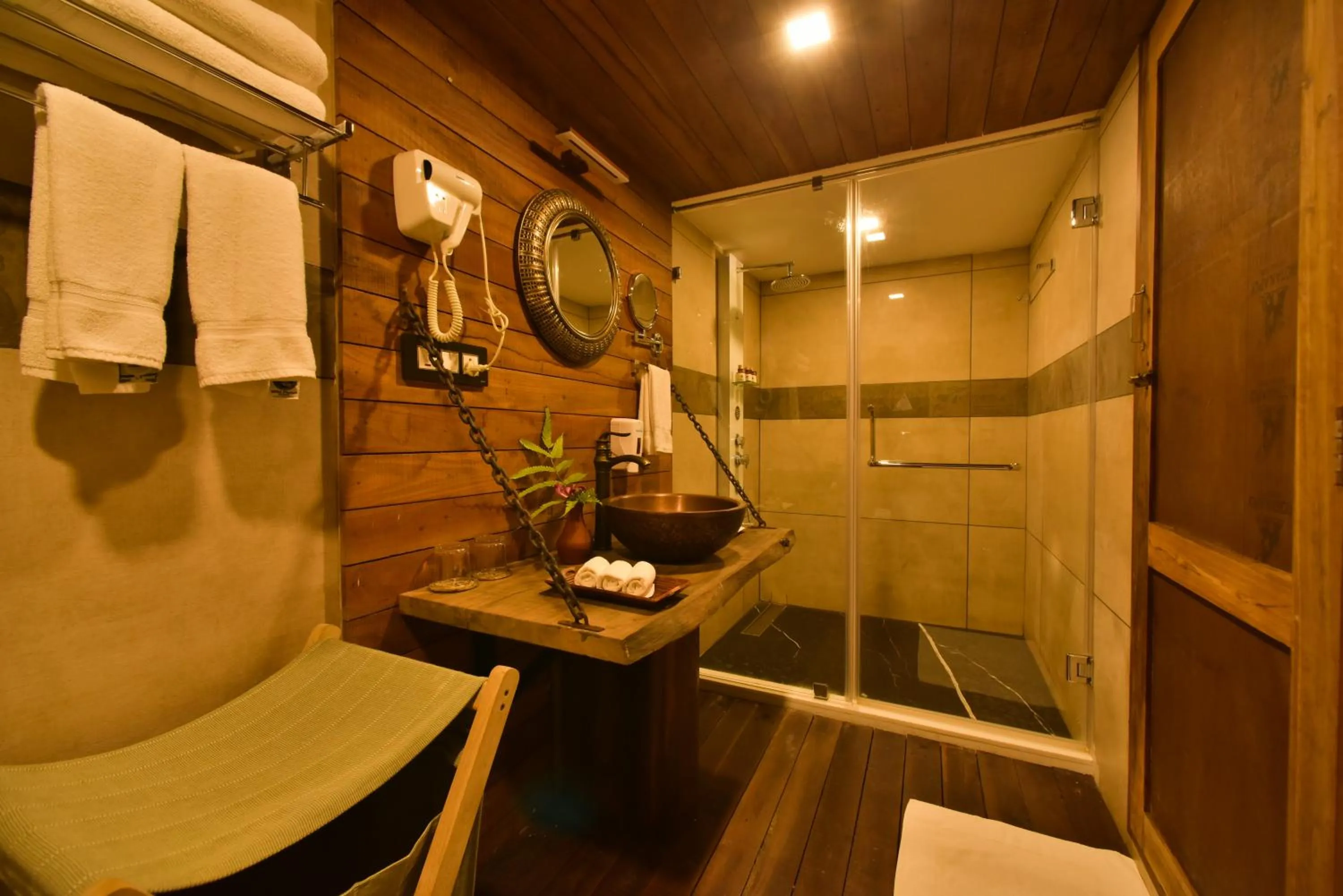 Bathroom in Wild Planet Jungle Resort