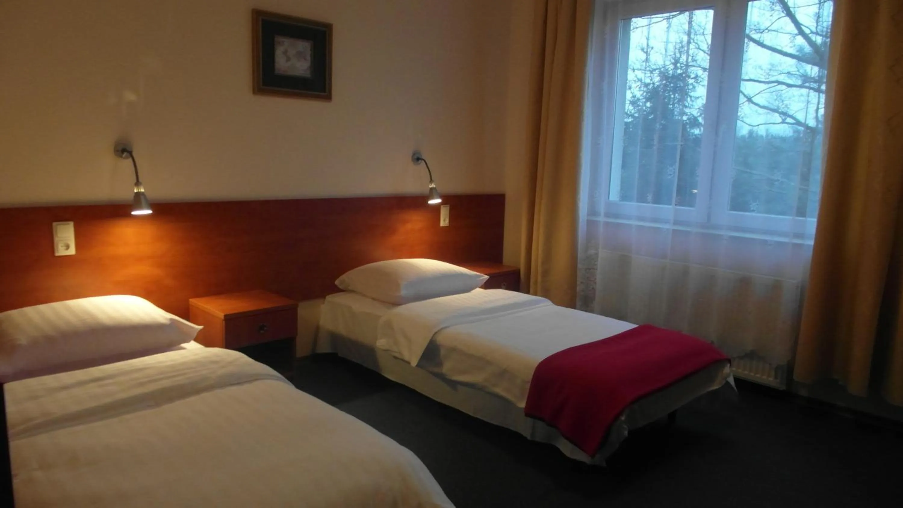 Bed in Hotel Julianów