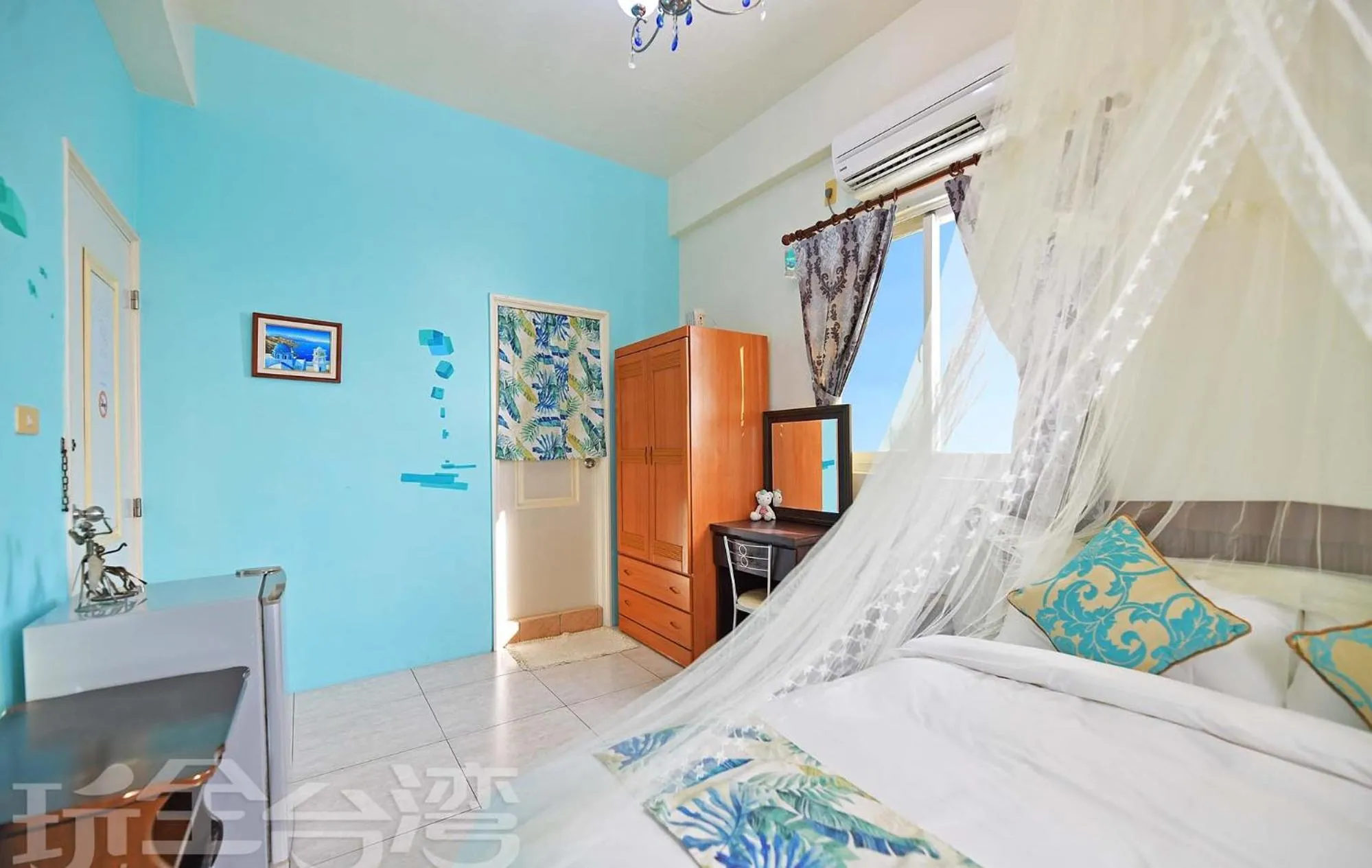 Bed in Yan Hai De Dai B&B