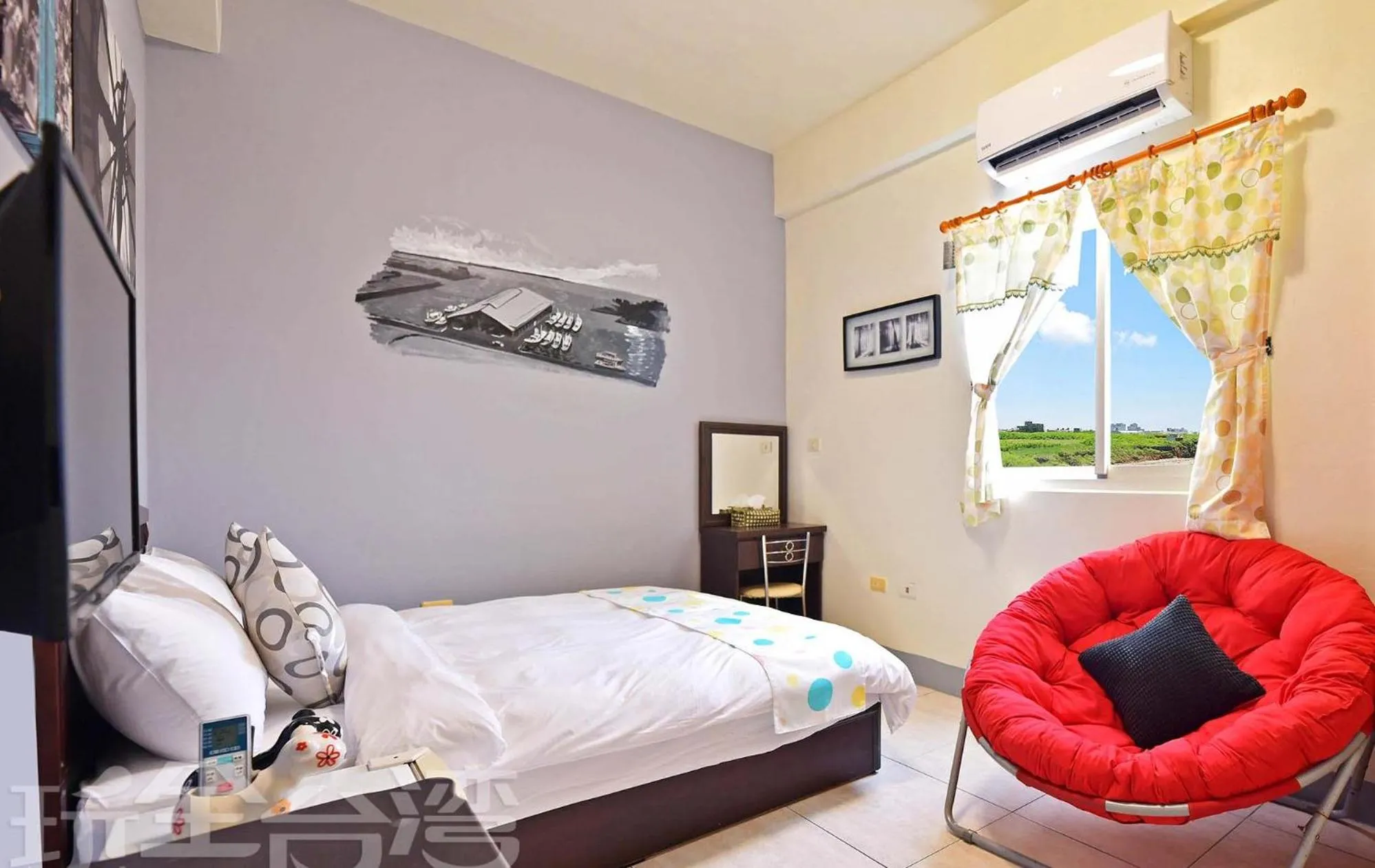 TV and multimedia, Bed in Yan Hai De Dai B&B