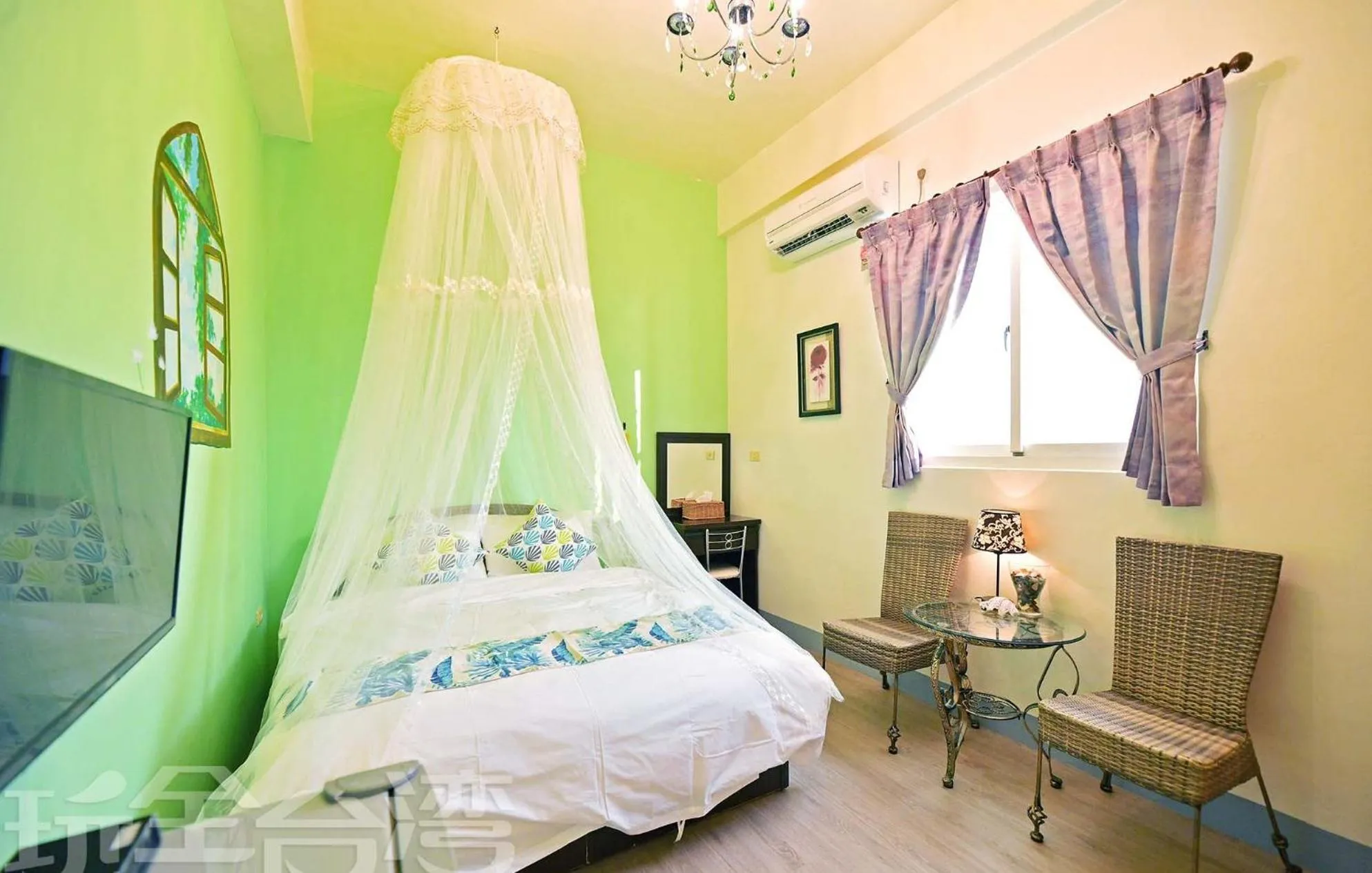 TV and multimedia, Bed in Yan Hai De Dai B&B