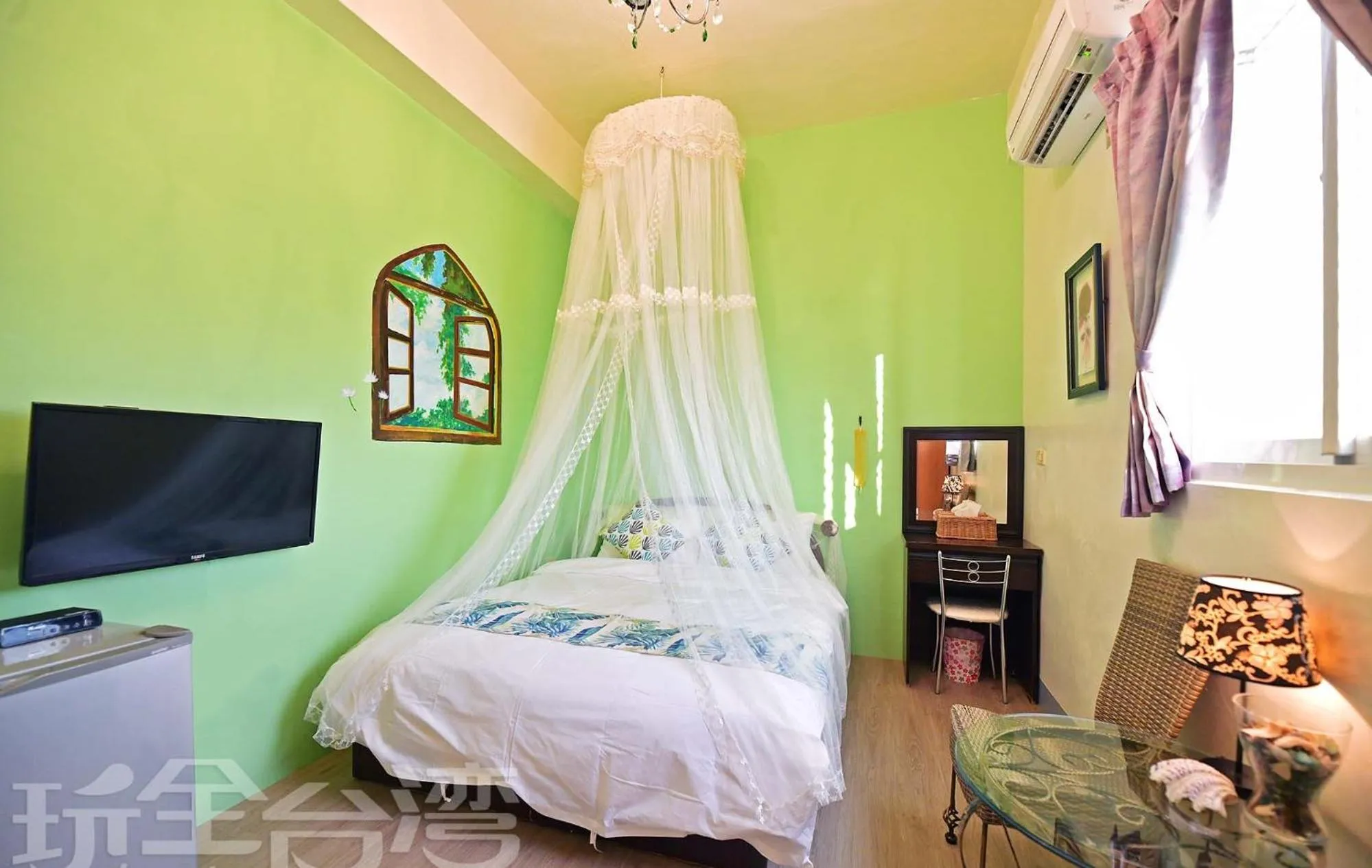 TV and multimedia, Bed in Yan Hai De Dai B&B