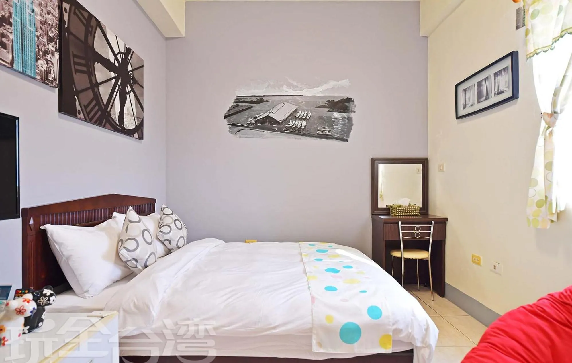 TV and multimedia, Bed in Yan Hai De Dai B&B