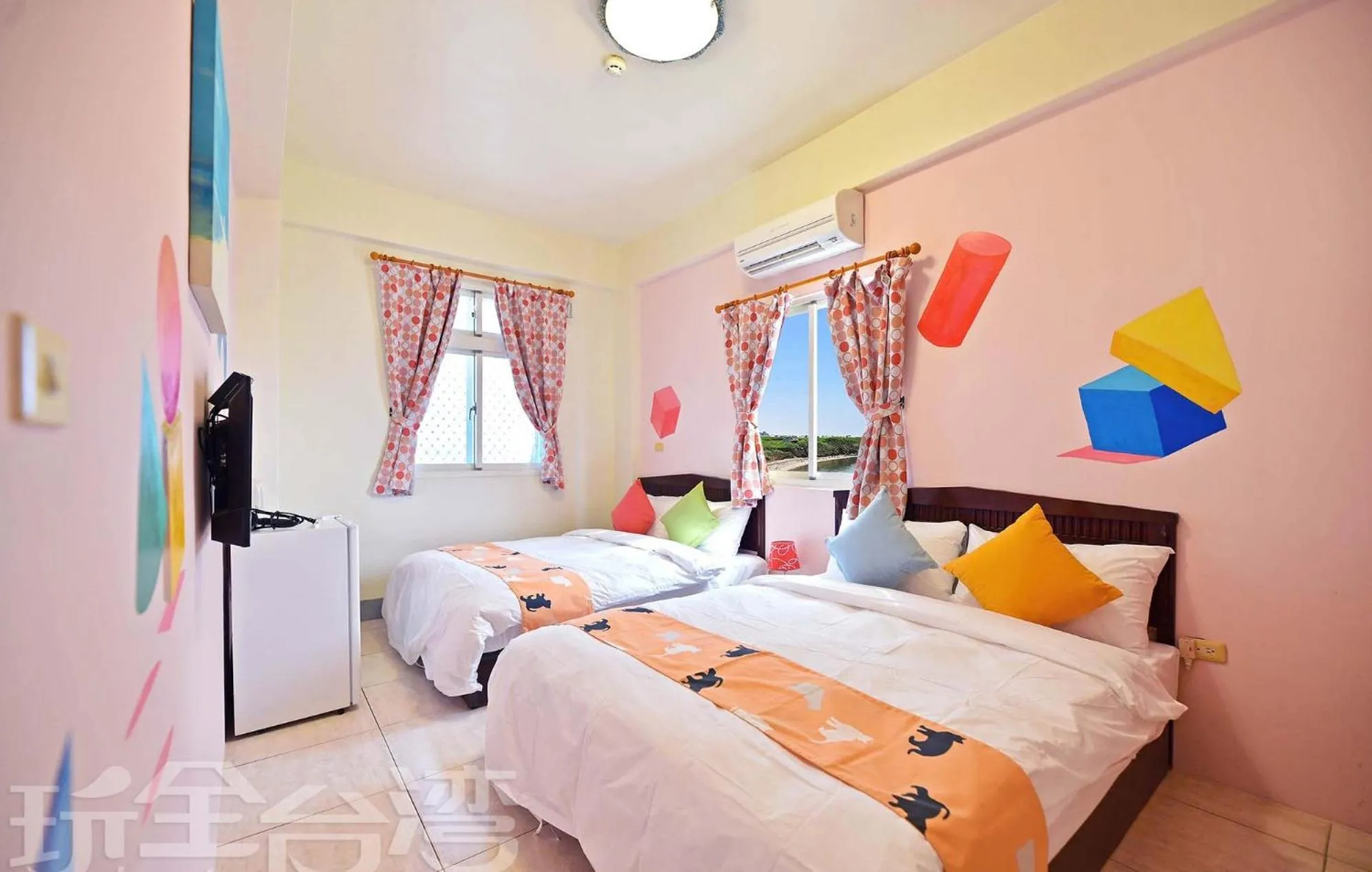 Bed in Yan Hai De Dai B&B