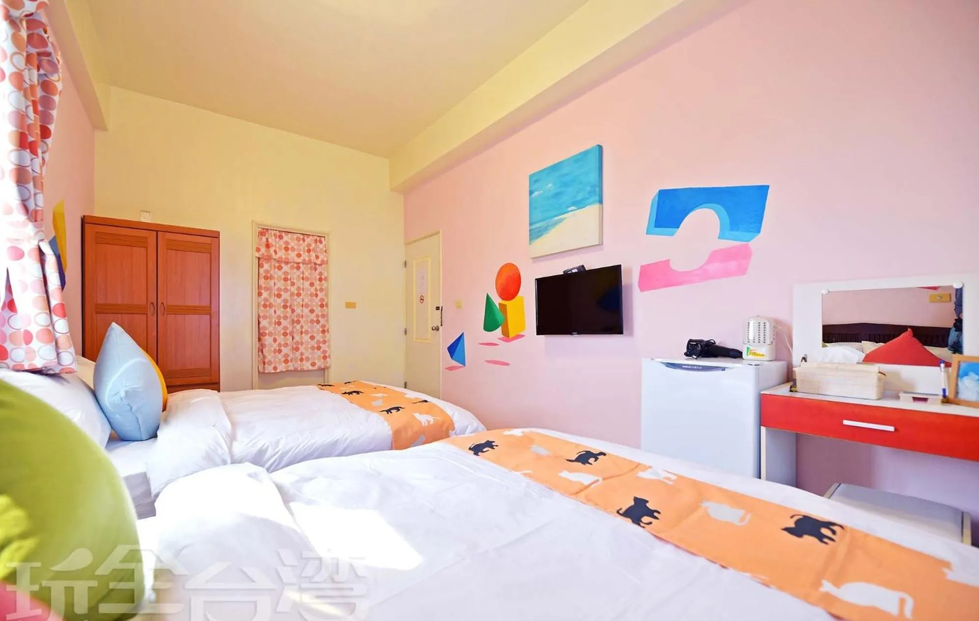 TV and multimedia, Bed in Yan Hai De Dai B&B