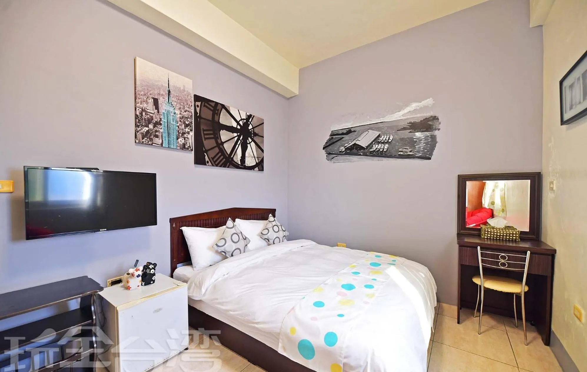 TV and multimedia, Bed in Yan Hai De Dai B&B