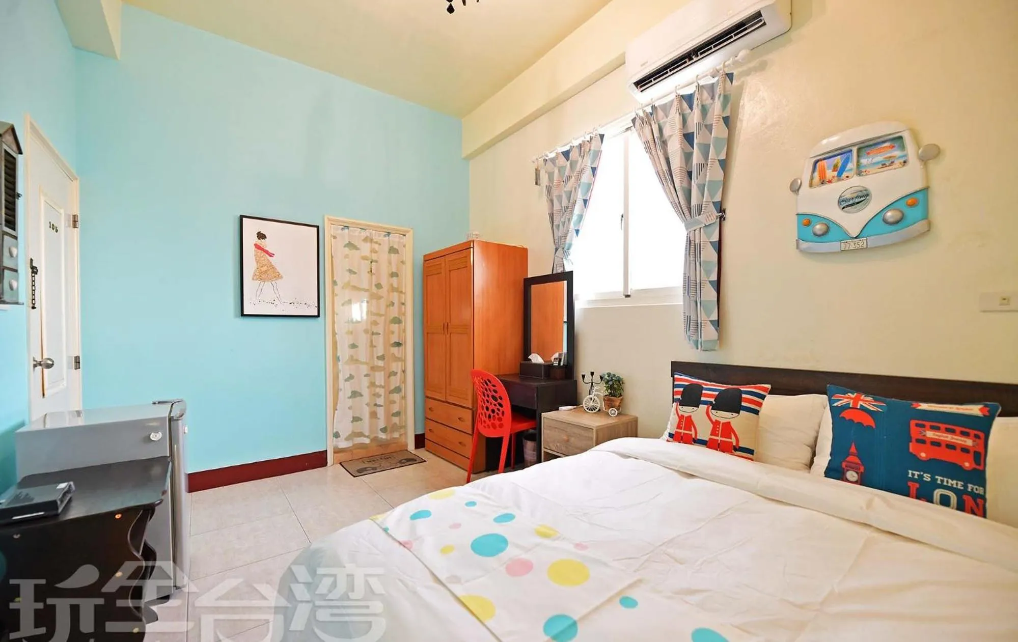 TV and multimedia, Bed in Yan Hai De Dai B&B
