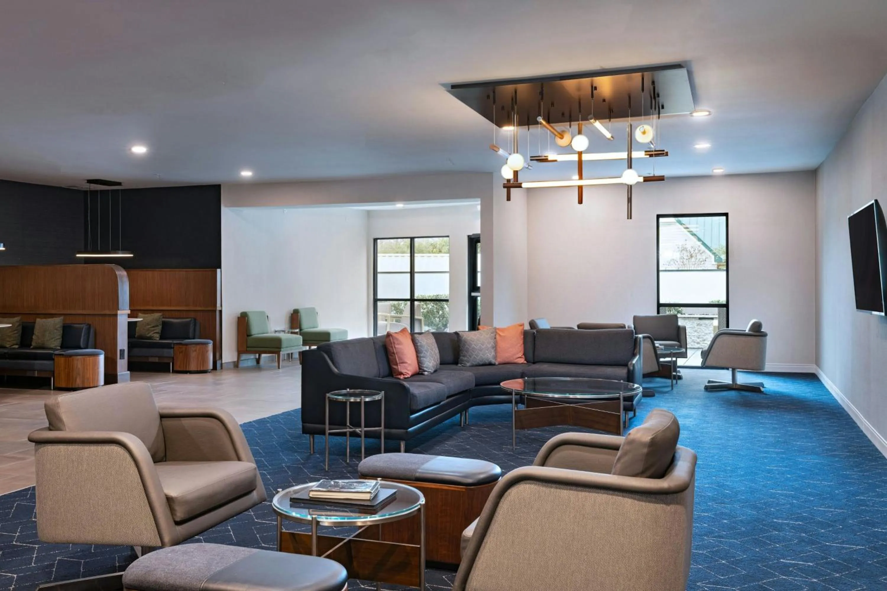 Lobby or reception in Courtyard Houston The Woodlands