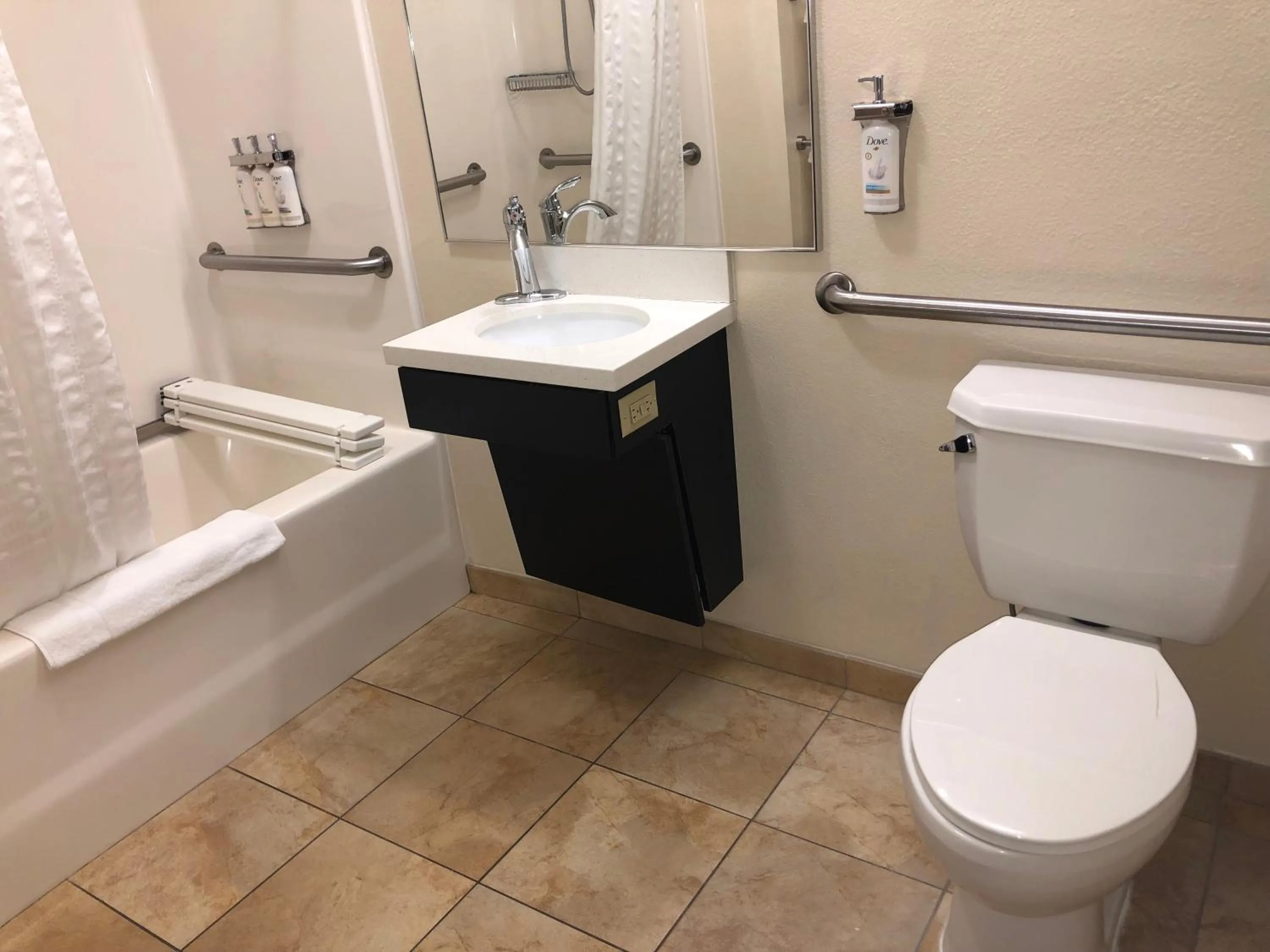 Bathroom in Candlewood Suites Fort Wayne - NW by IHG