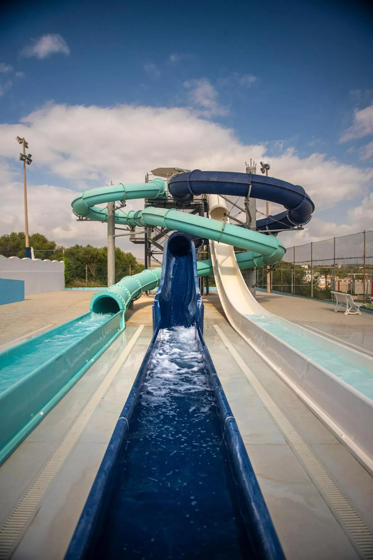 Aqua park in Blau Punta Reina
