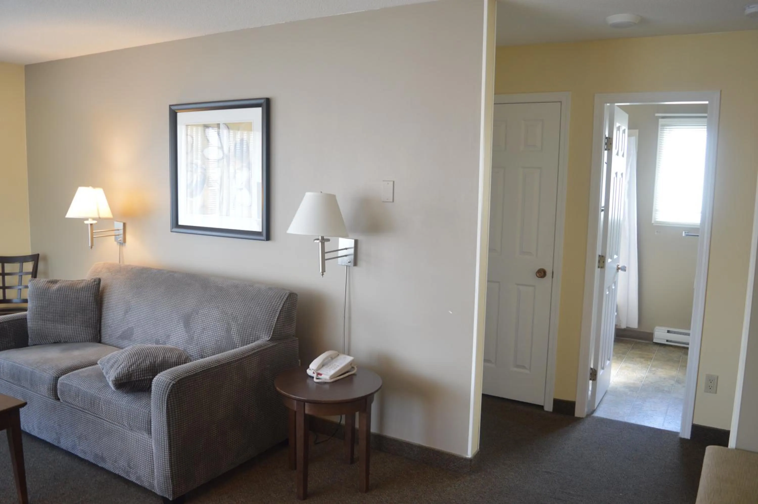 Seating area in Siesta Suites