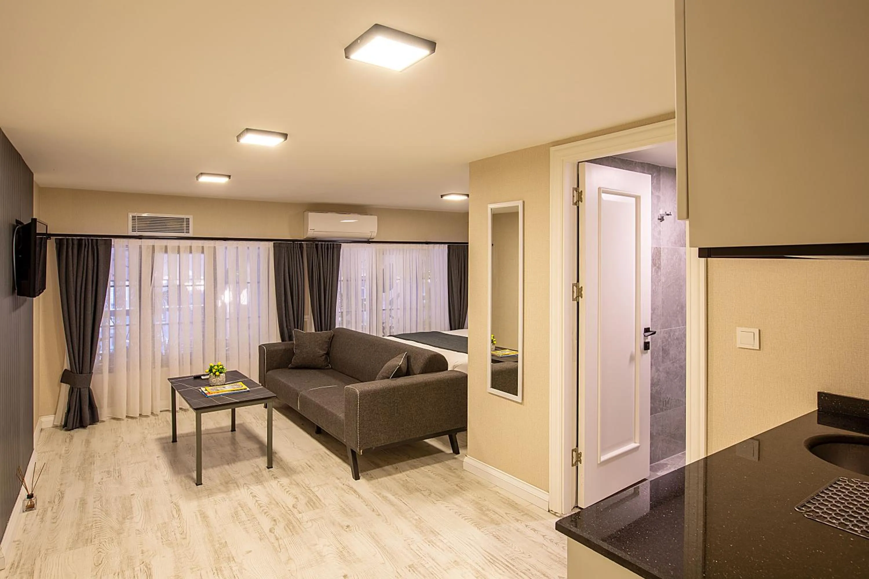 Bed in Moss Suites Hotel