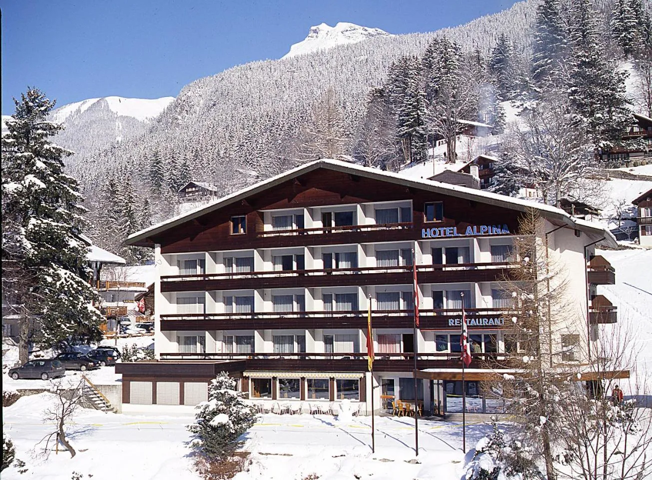 Facade/entrance in Hotel Restaurant Alpina