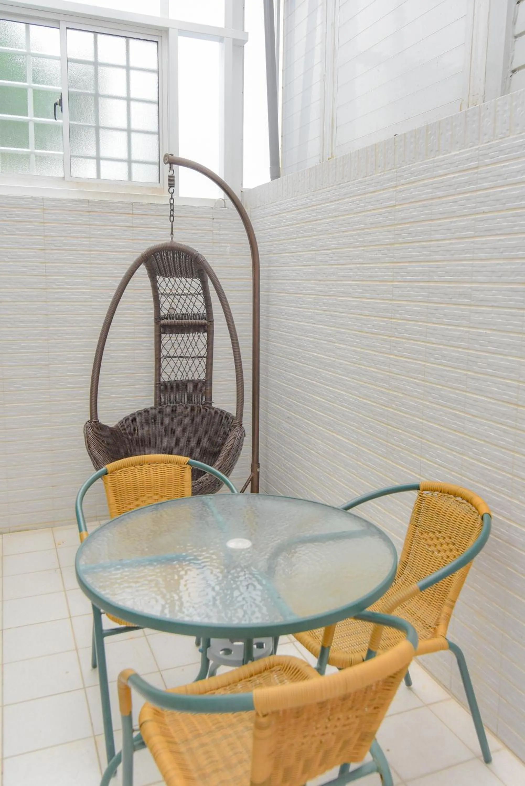 Balcony/Terrace in Siang Jhan B&B