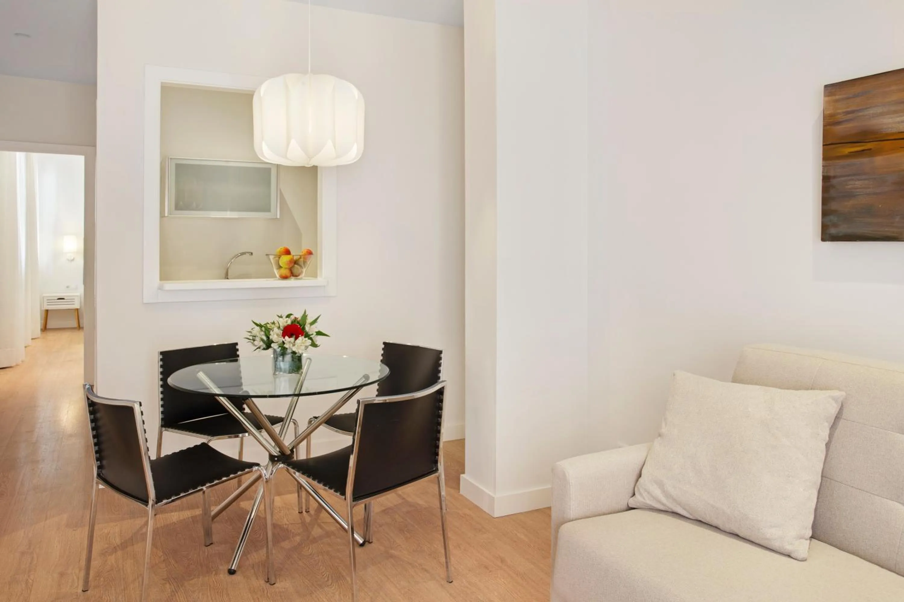 Seating area in Apartamentos Metrópolis