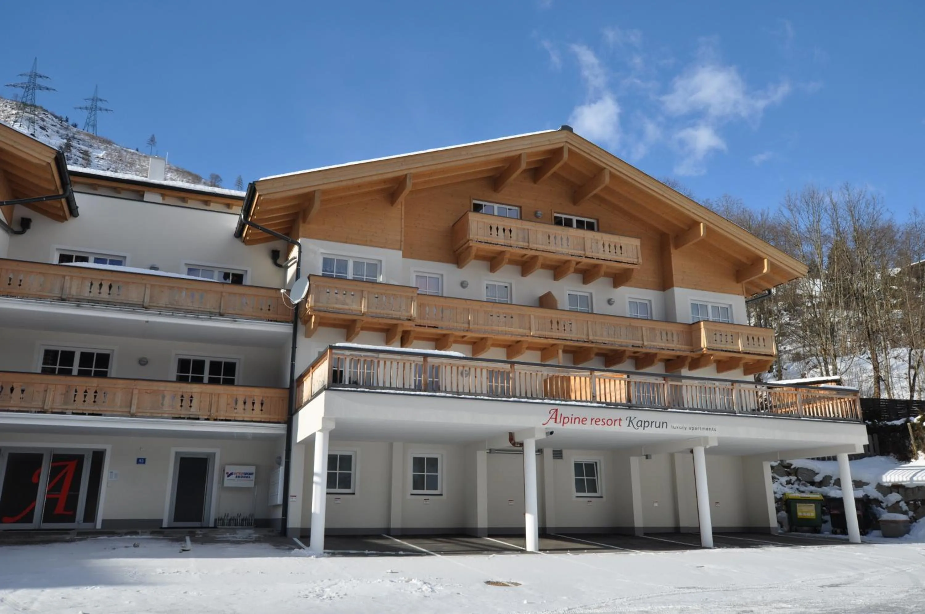 Property building in Alpine Resort by Alpin Rentals