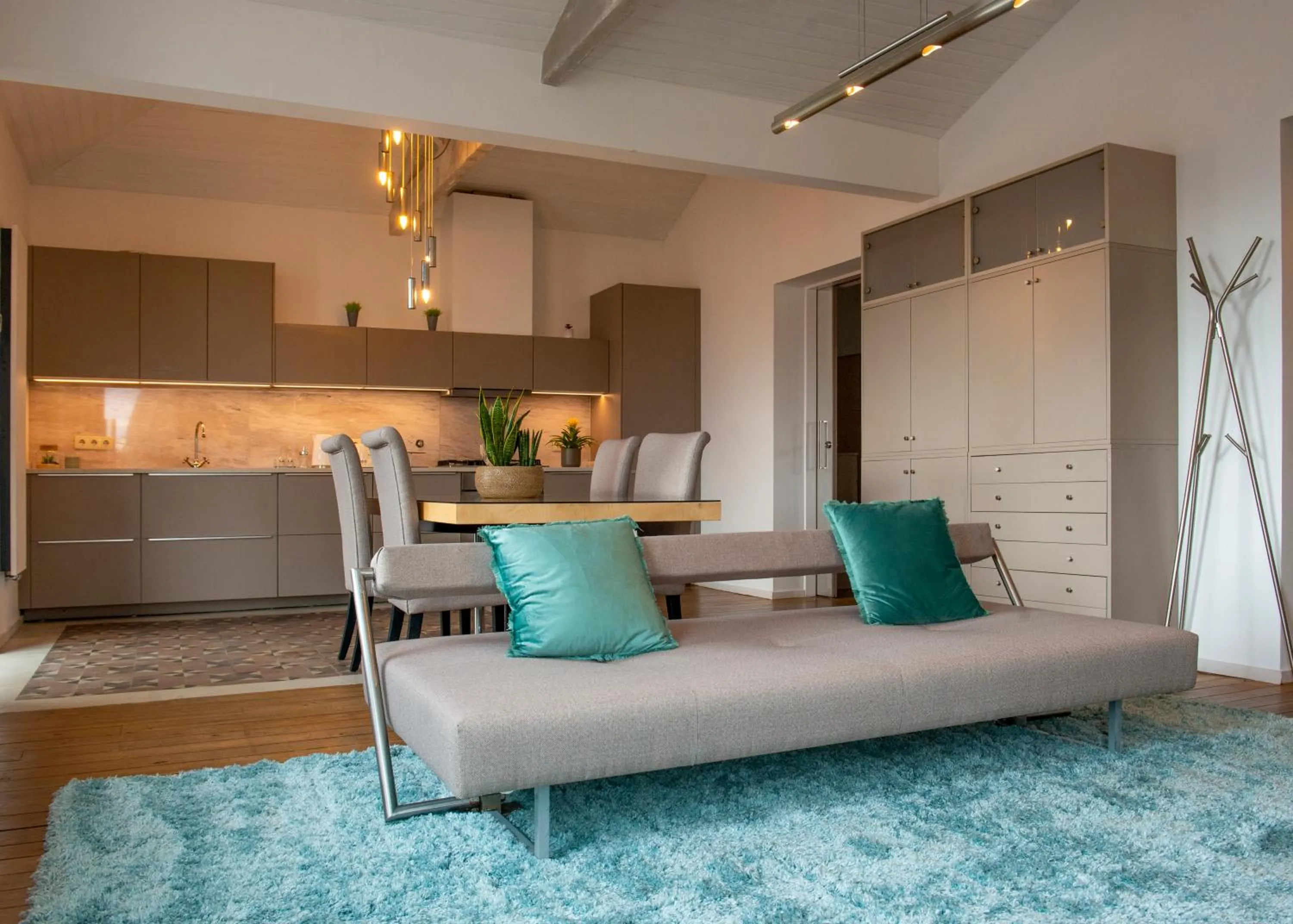 Living room in Charm Palace Porto