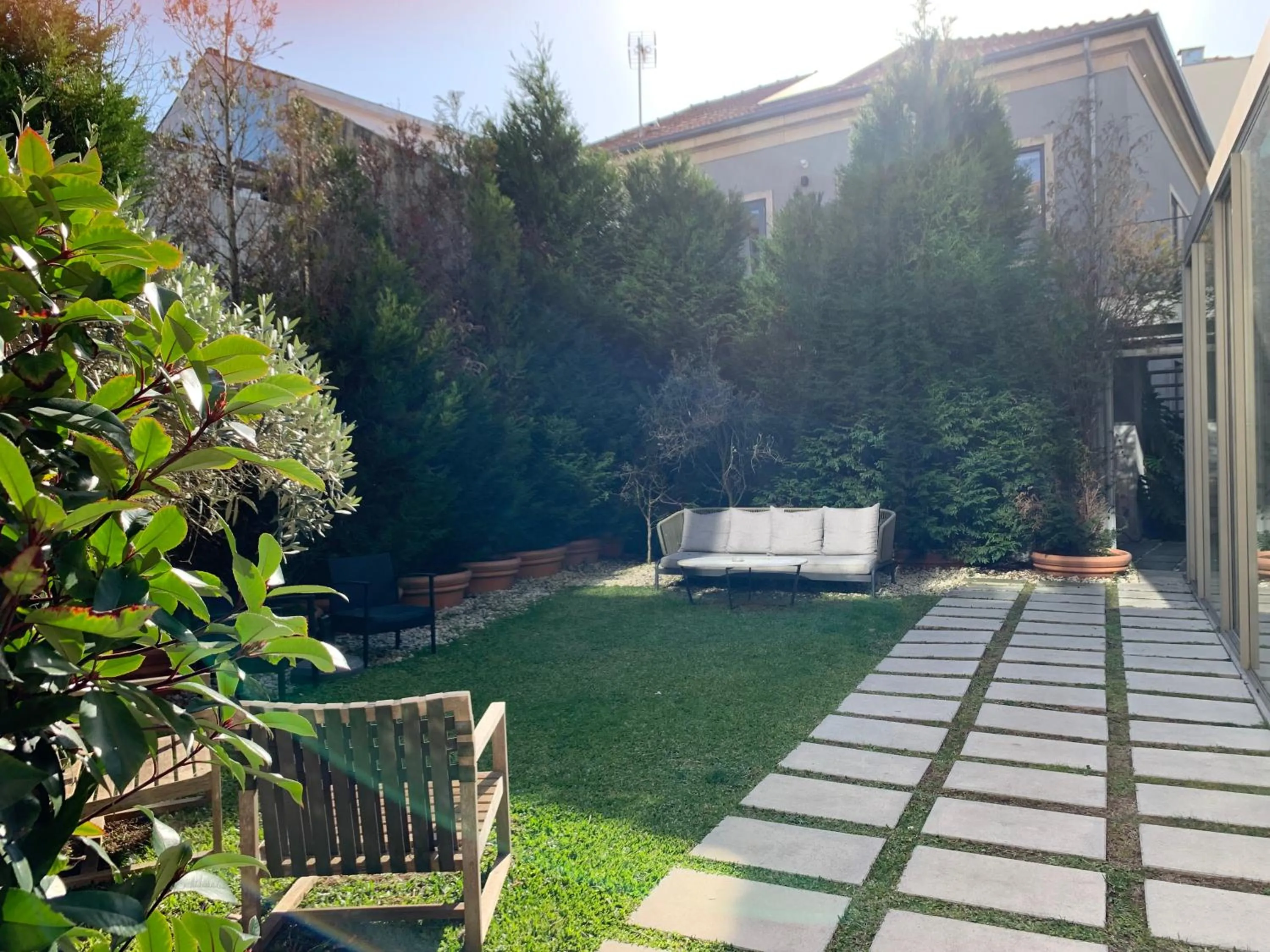 Garden in Charm Palace Porto