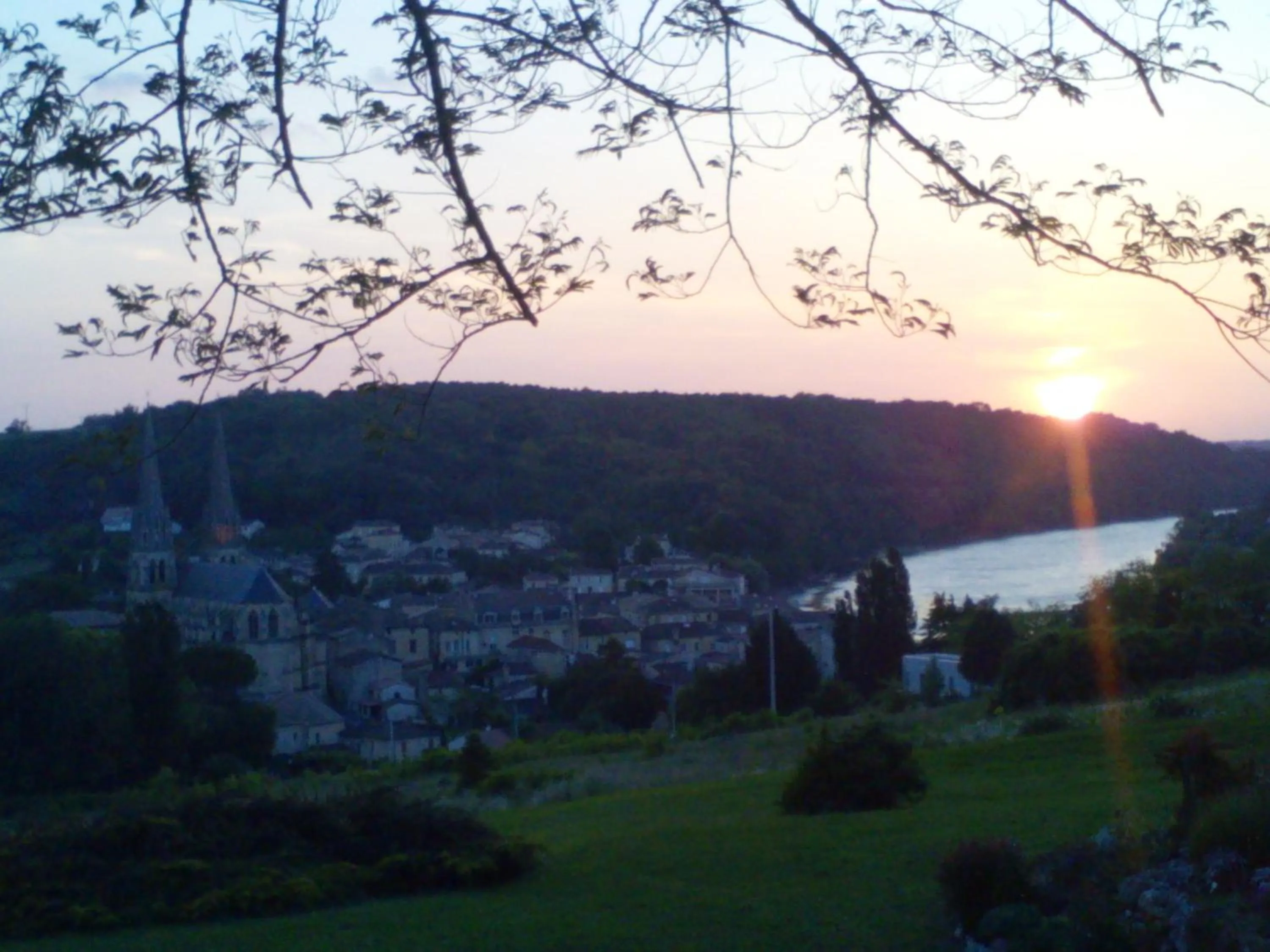 City view in Les 4 Eléments St Emilion