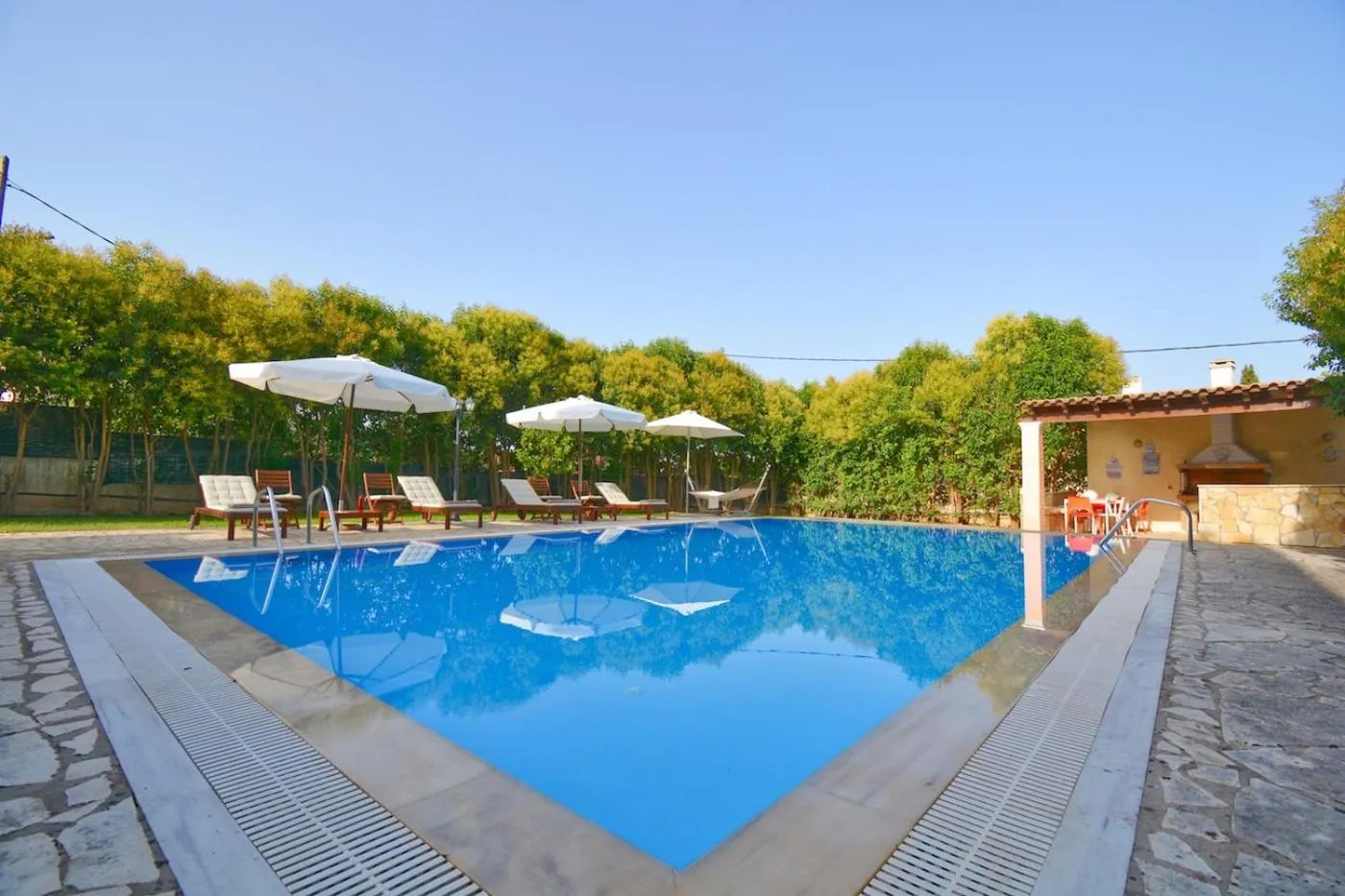 Patio in CHA Nanakas Village Inn