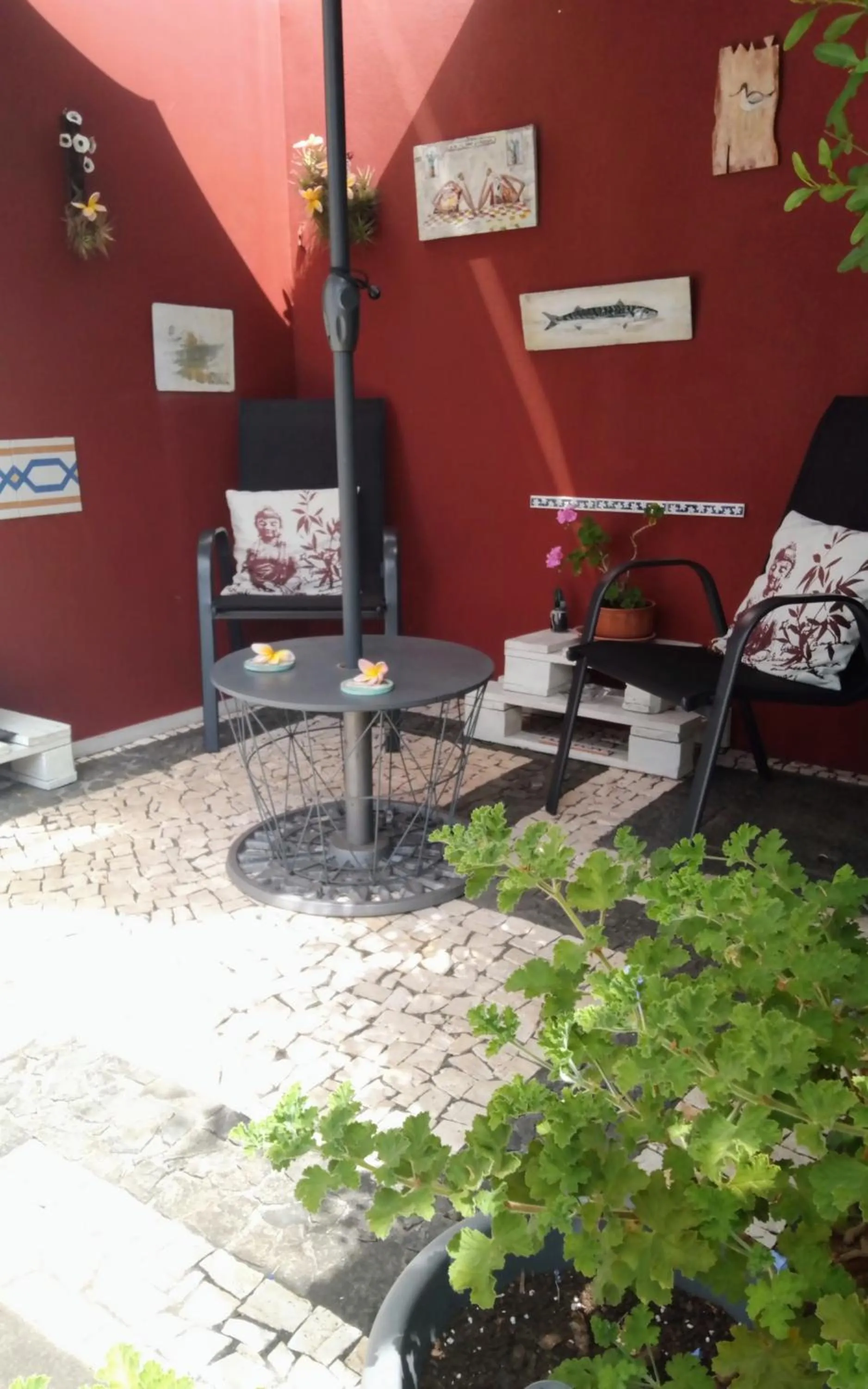 Patio in La Chambre de Ker Briac