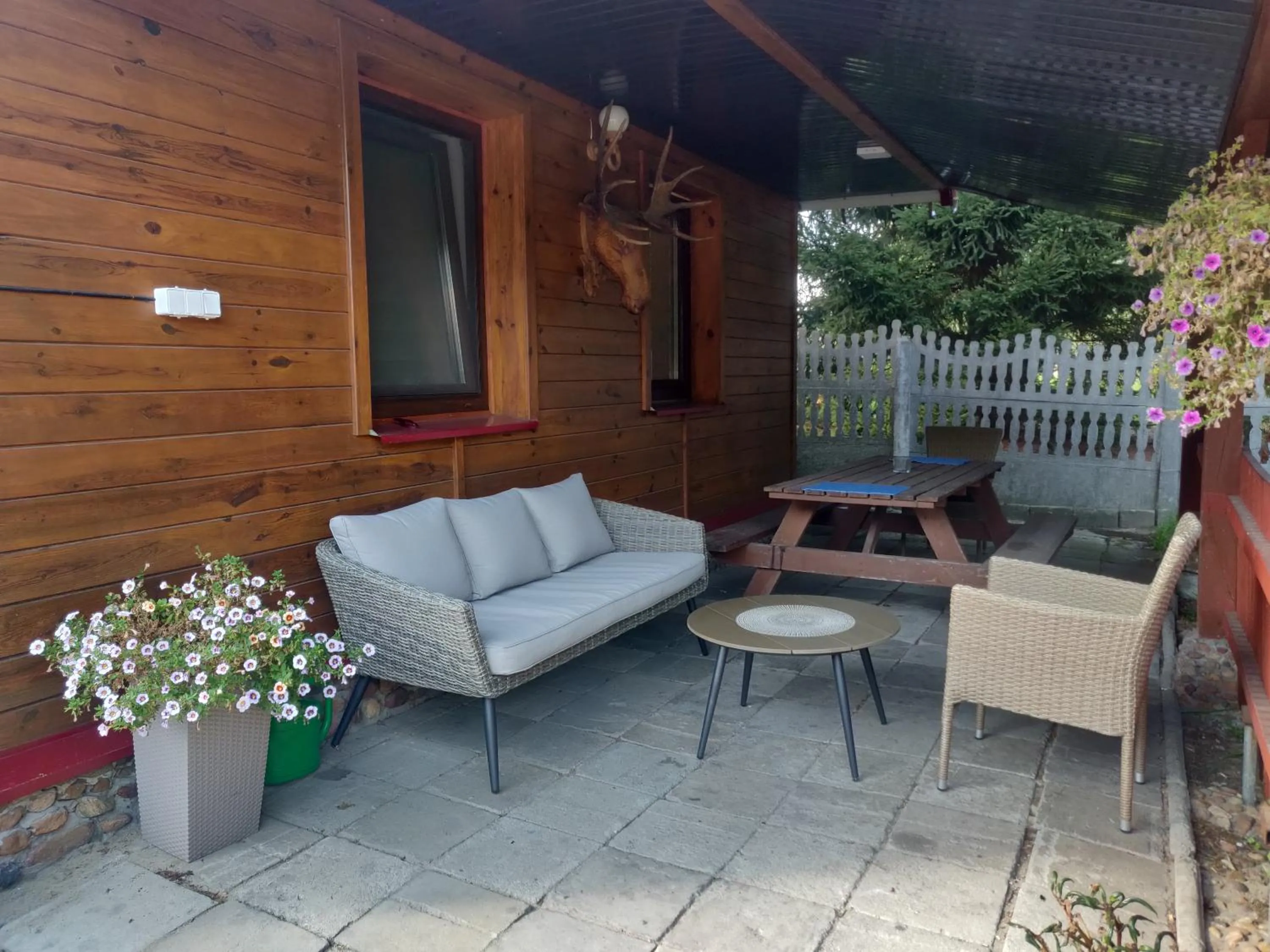 Patio in NOCLEGI-SPŁYWY BUGIEM