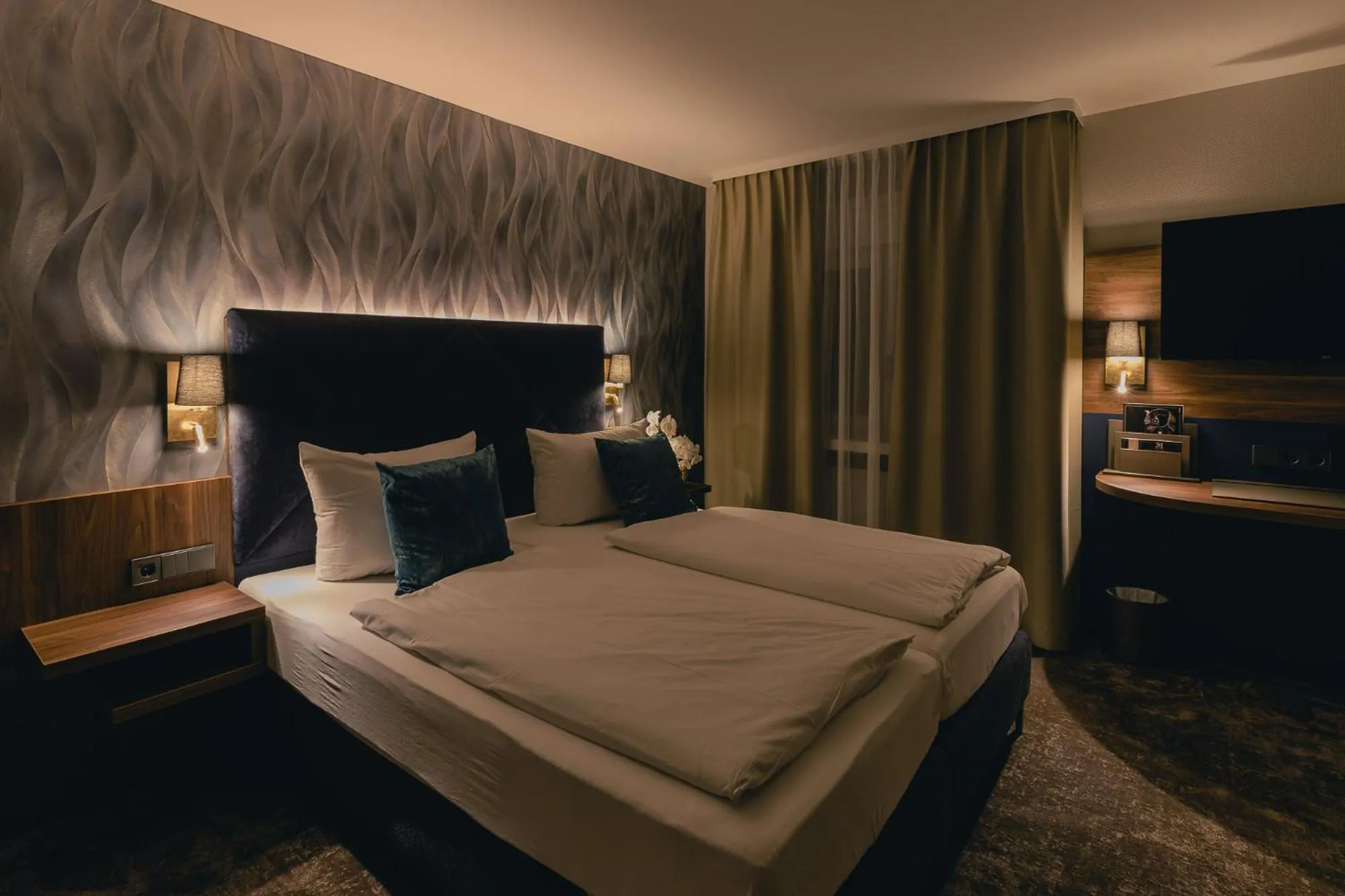 Bed in Hotel & Restaurant Rose