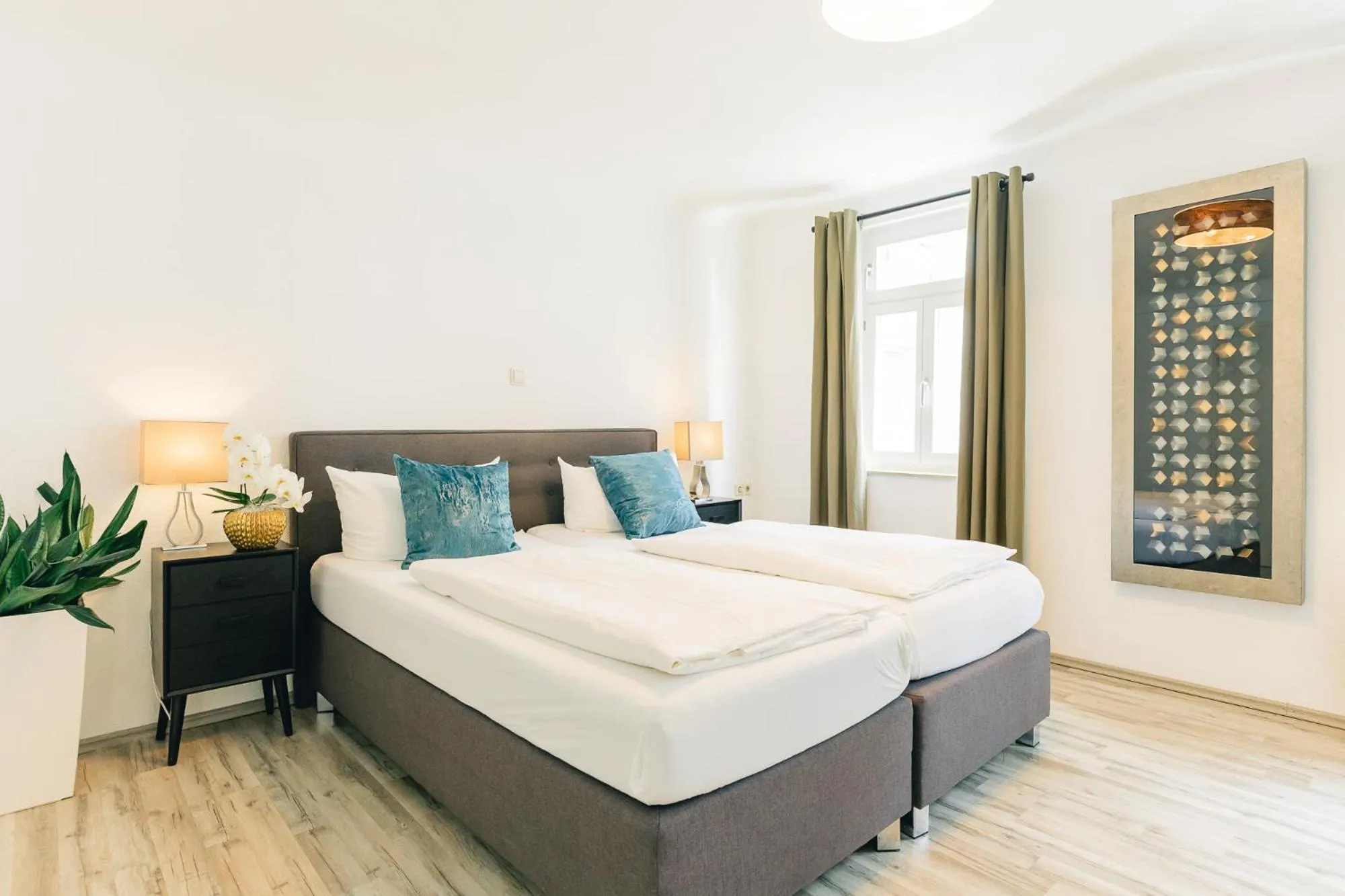 Bed in Hotel & Restaurant Rose